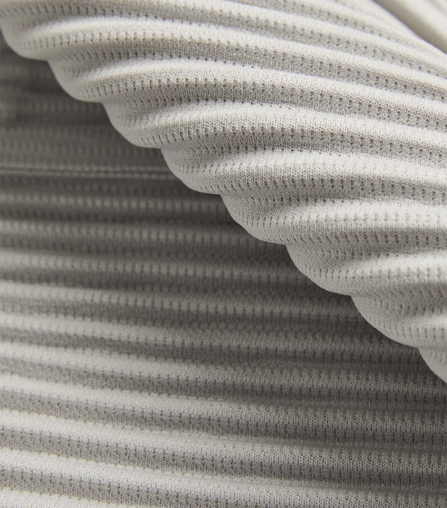 Pleated Polo Shirt 11 LIGHT GRAY Image 5