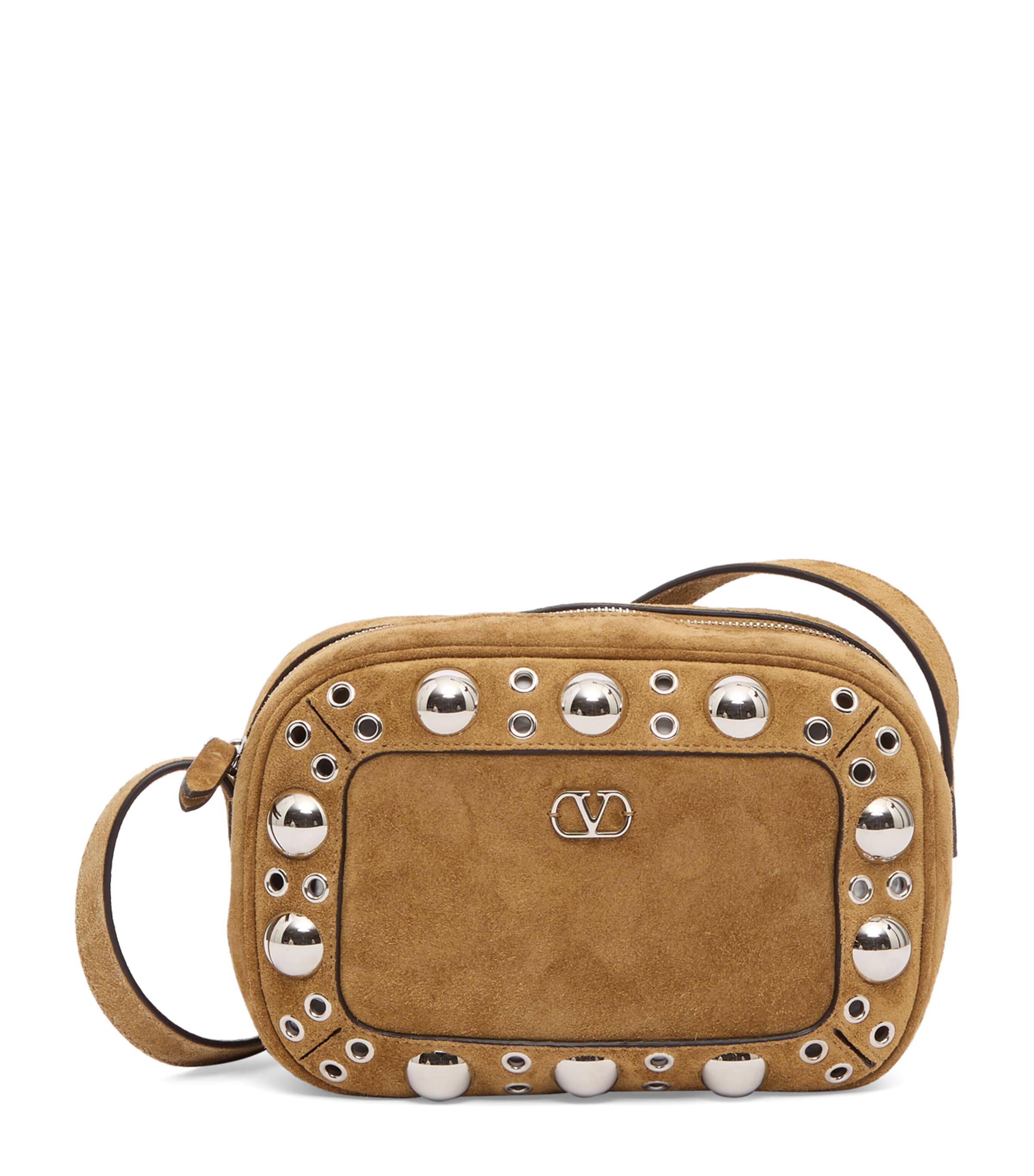 Valentino Garavani Leather Nellcote Cross-Body Bag | Harrods US