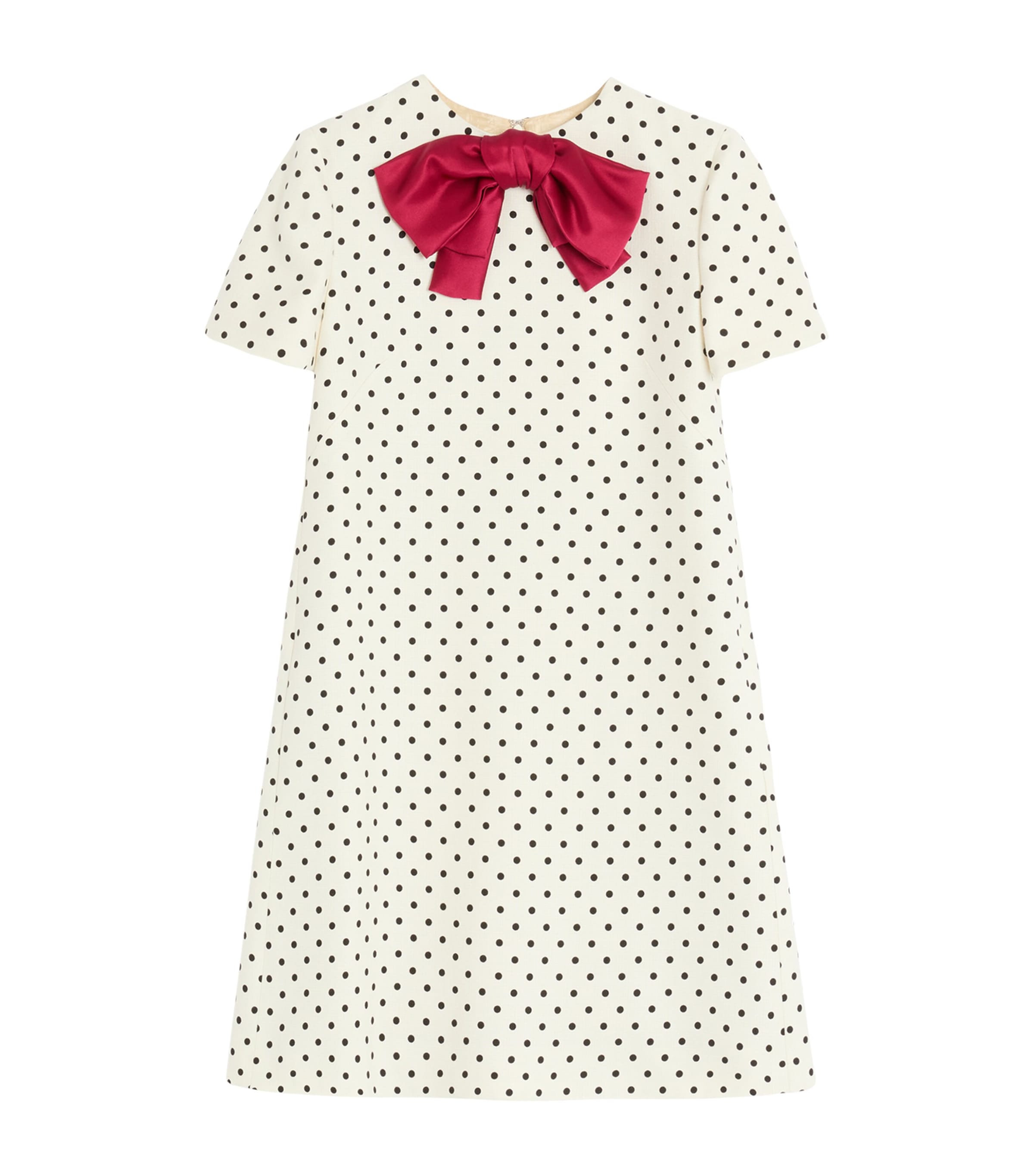 Valentino Polka-dot Bow-detail Mini Dress
