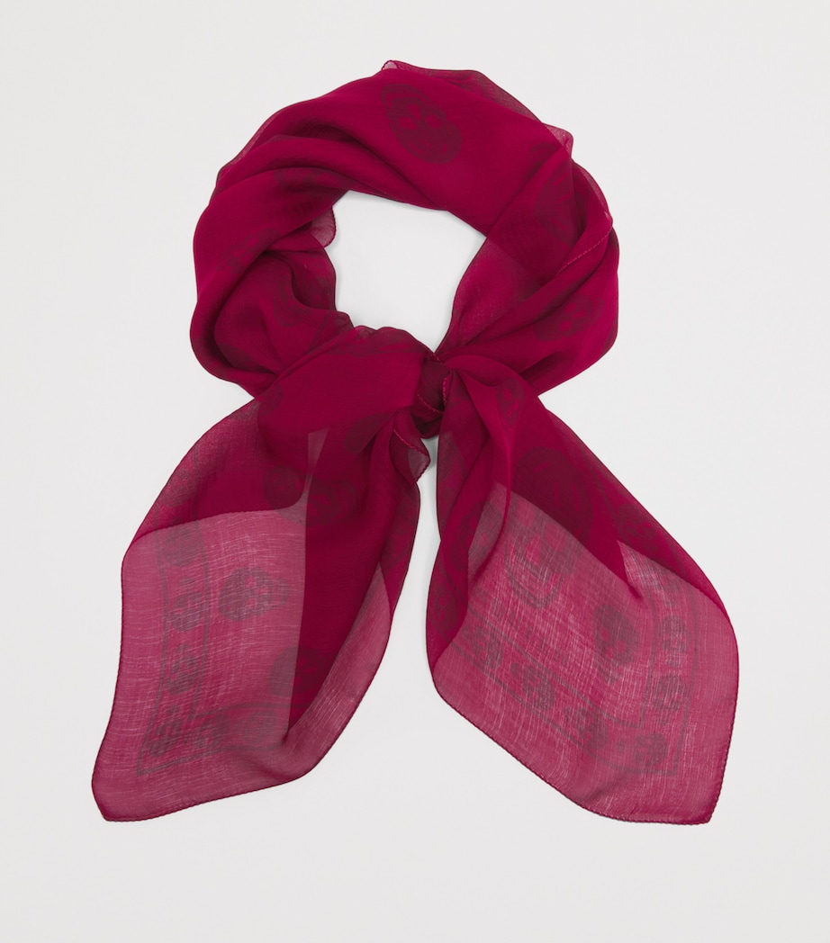 Silk Skull Scarf 6373 Image 2