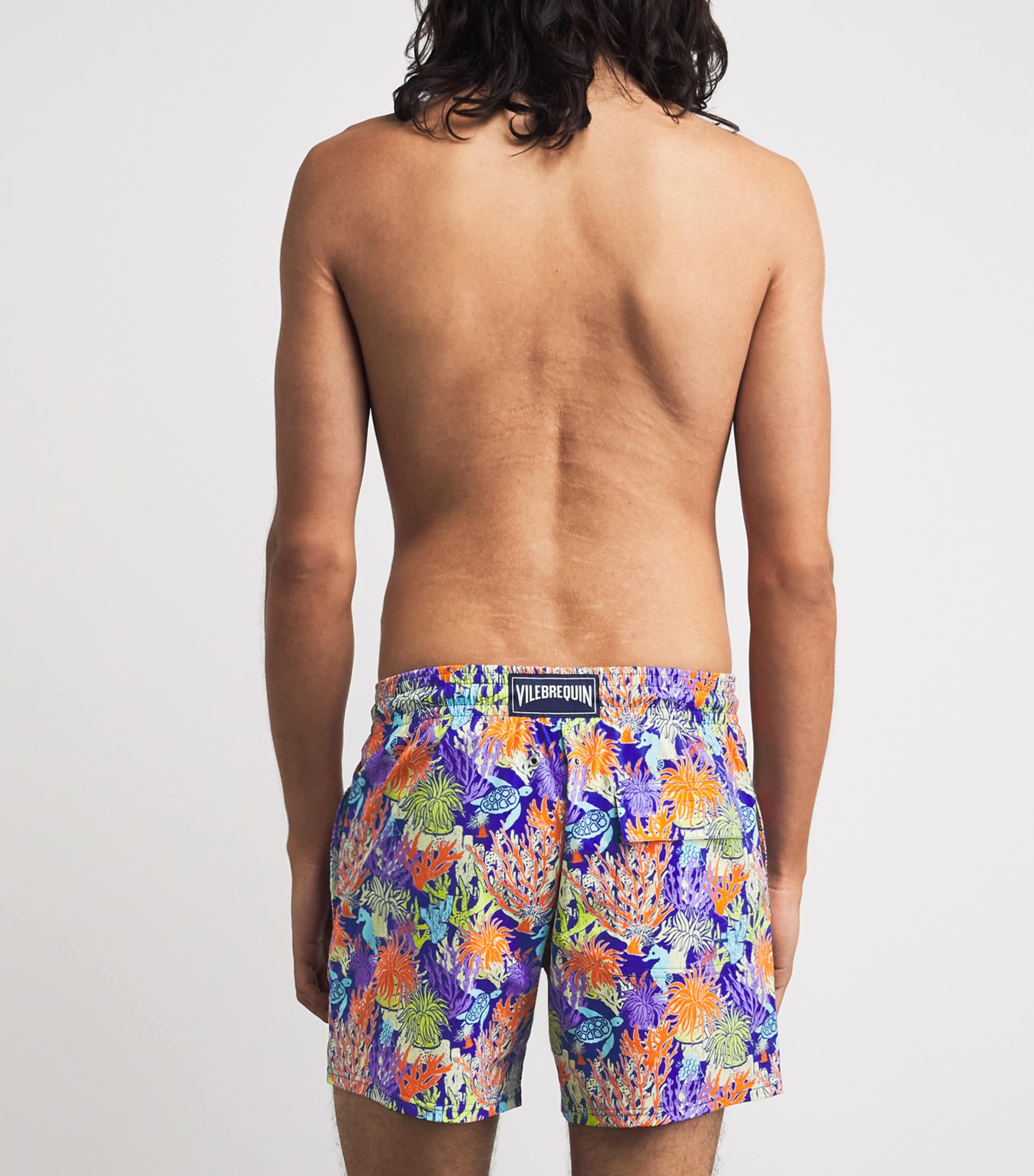 Vilebrequin Mens Aquatic Life Swim Shorts Versailles Image 4