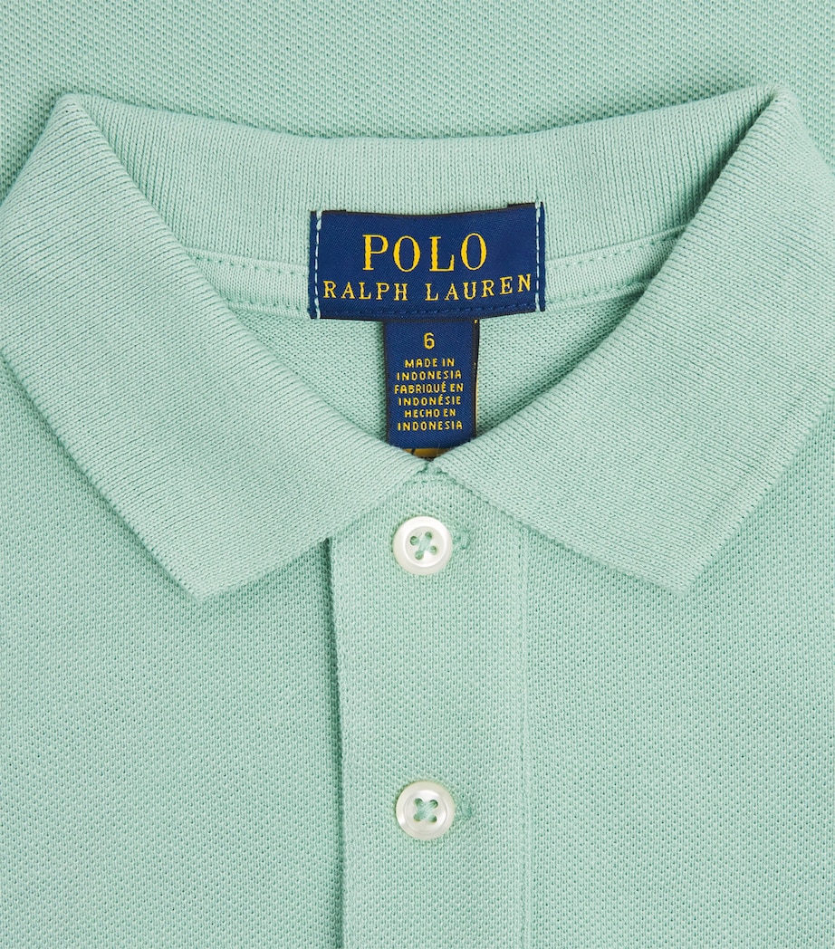 Cotton Polo Shirt (6-14 Years) CELADON Image 3