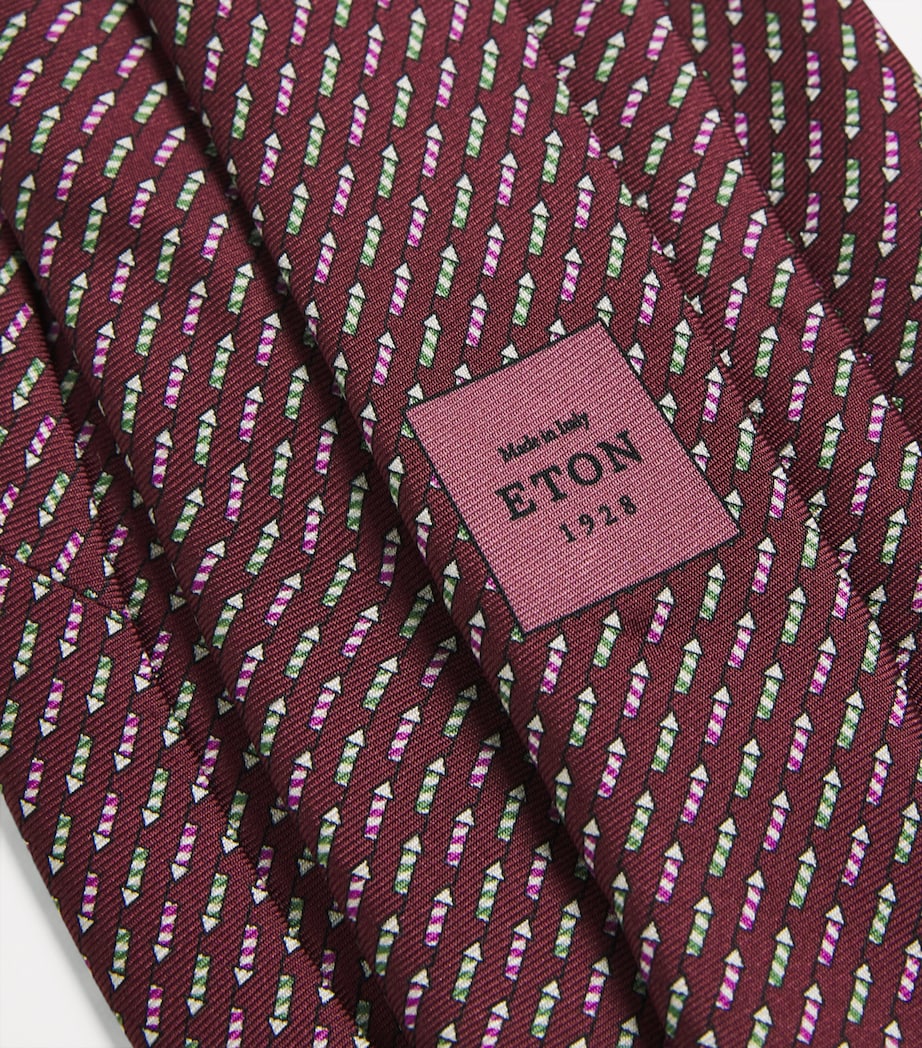 Eton Silk Jacquard Tie Image 4