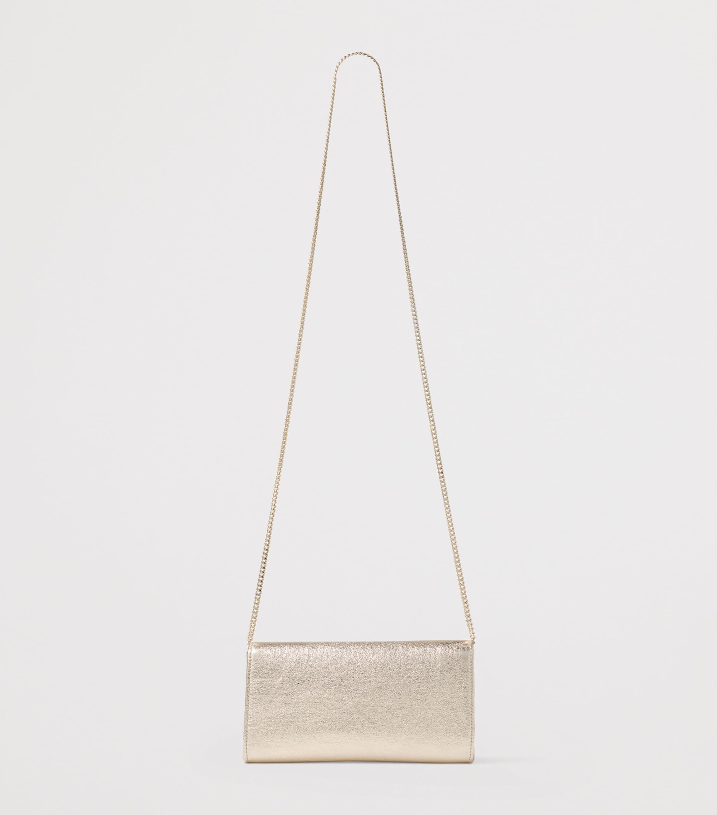 Jimmy Choo Emmie Clutch Bag Platinum Ice/light G Image 3