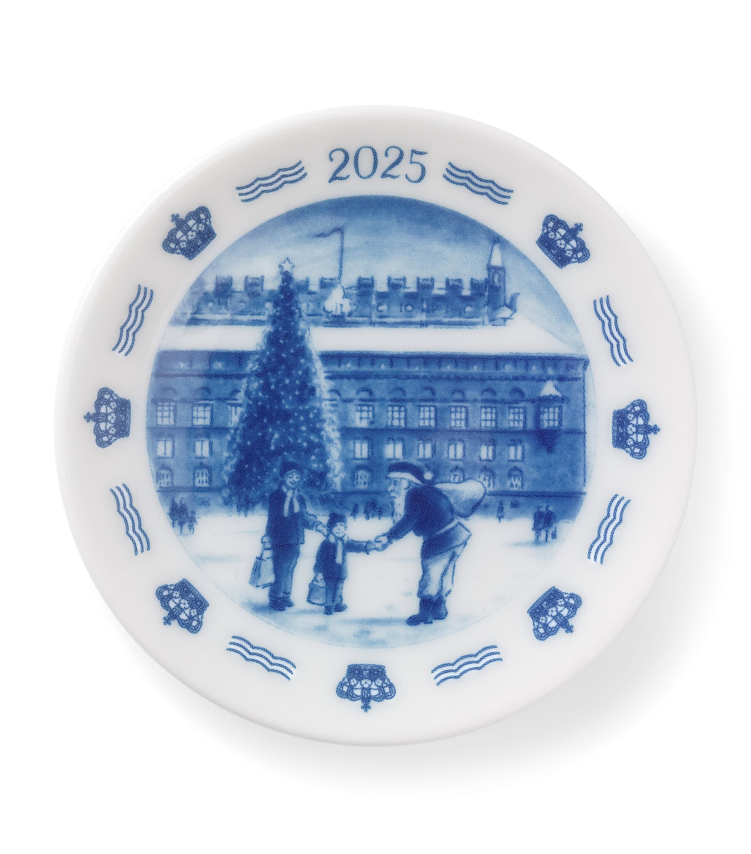 Royal Copenhagen Blue Collectables Christmas Plaquette 2025 In Blue
