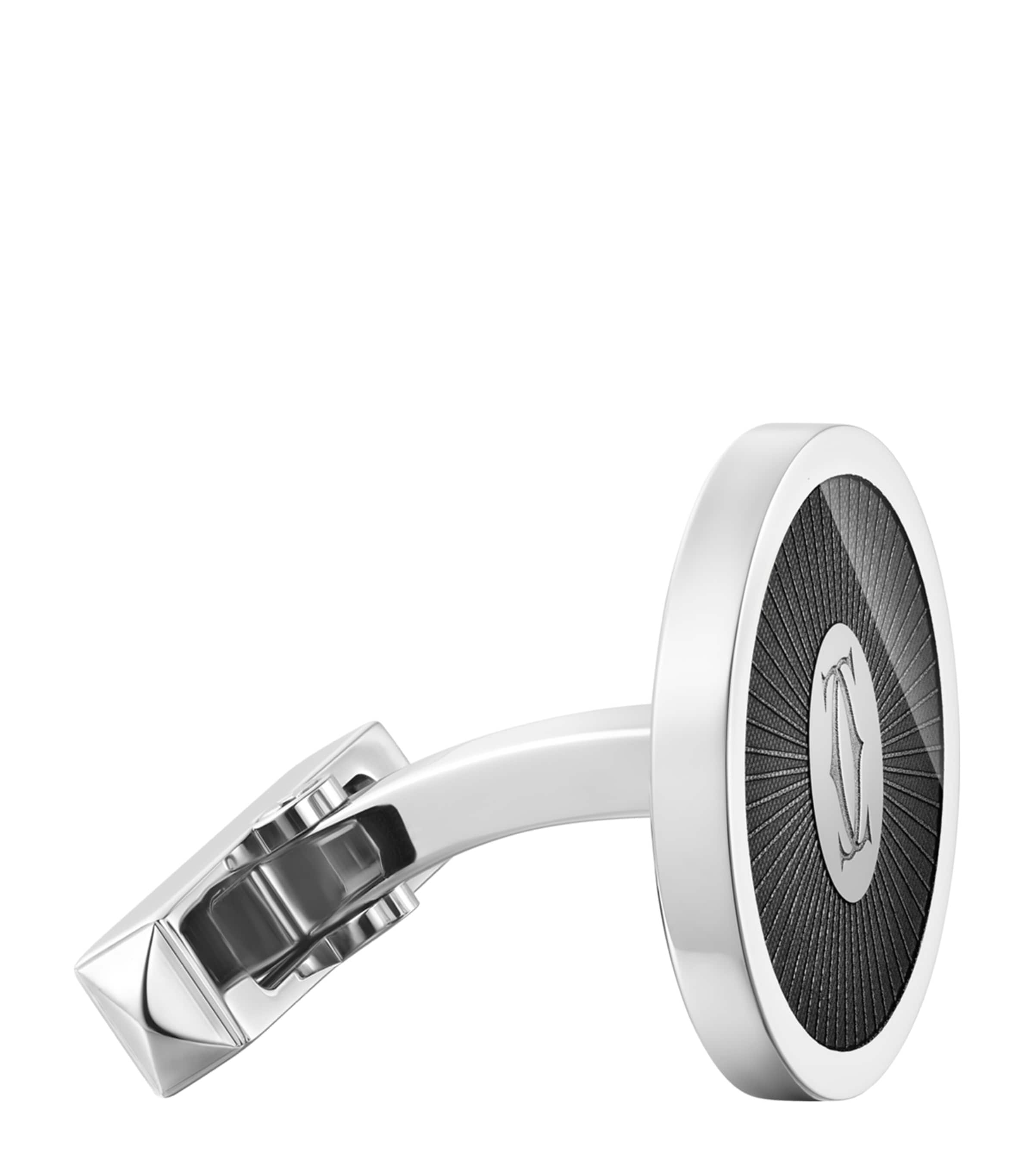 Sterling Silver Double C de Cartier Cufflinks MULTI Image 2