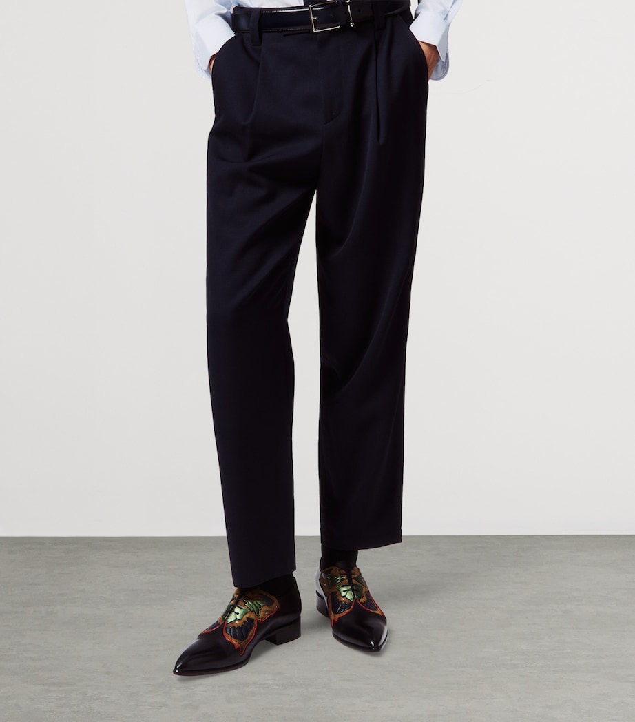 Farfaman Leather Oxford Shoes M024 Image 2