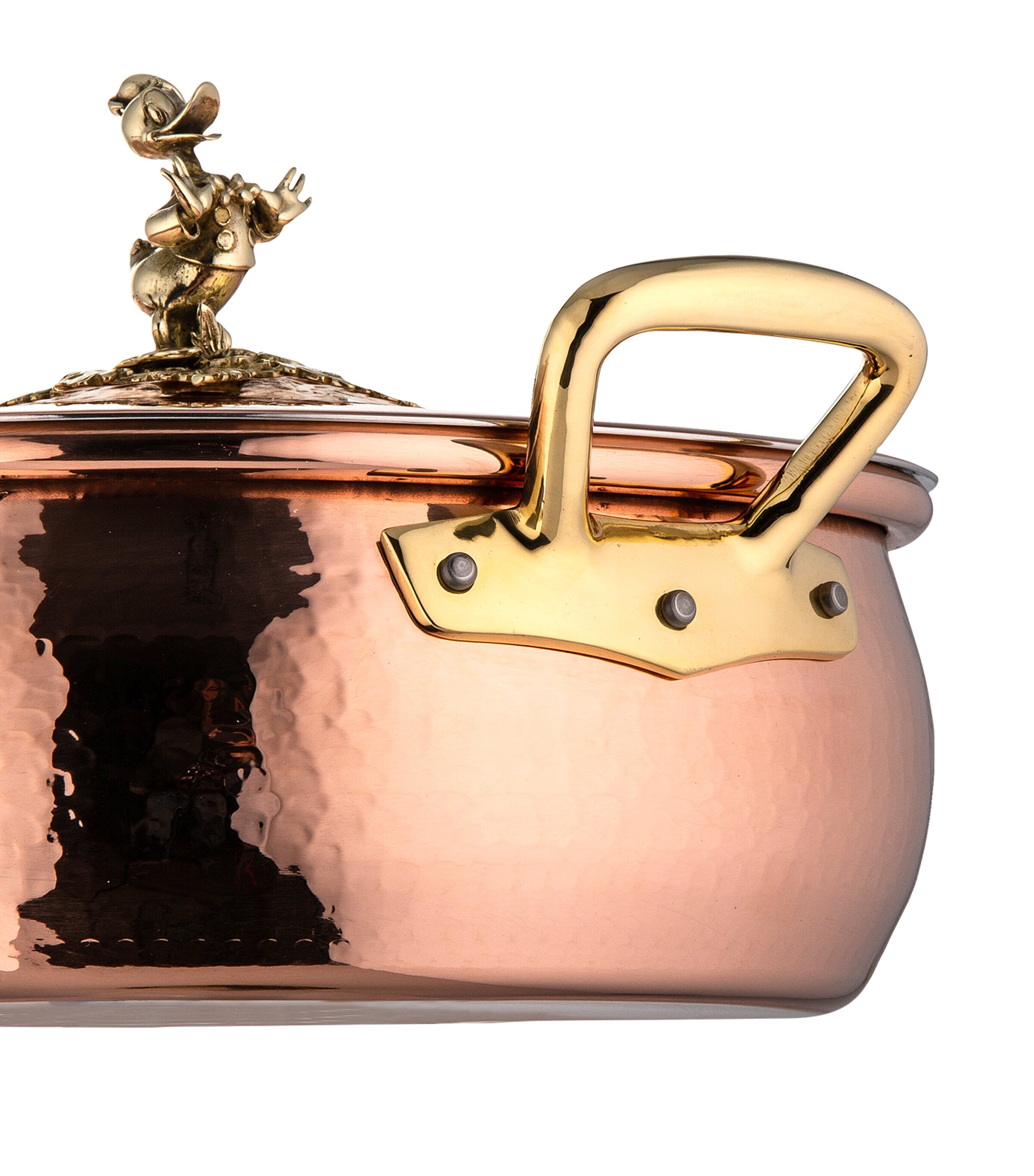 Ruffoni Historia Hammered Copper Disney Donald Duck Braiser with Lid ...