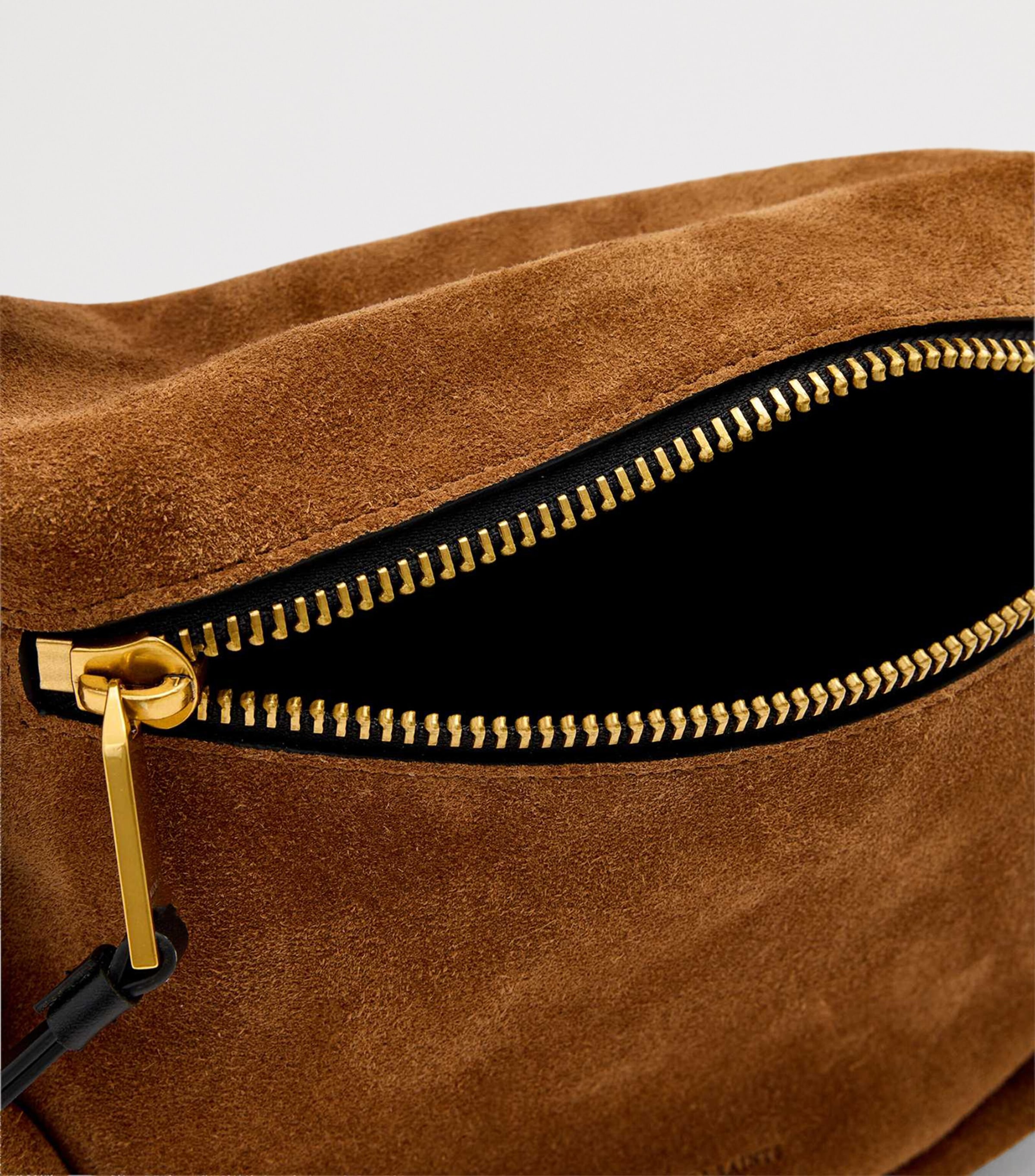 Mini Suede Noemie Shoulder Bag TOBACCO BROWN Image 5