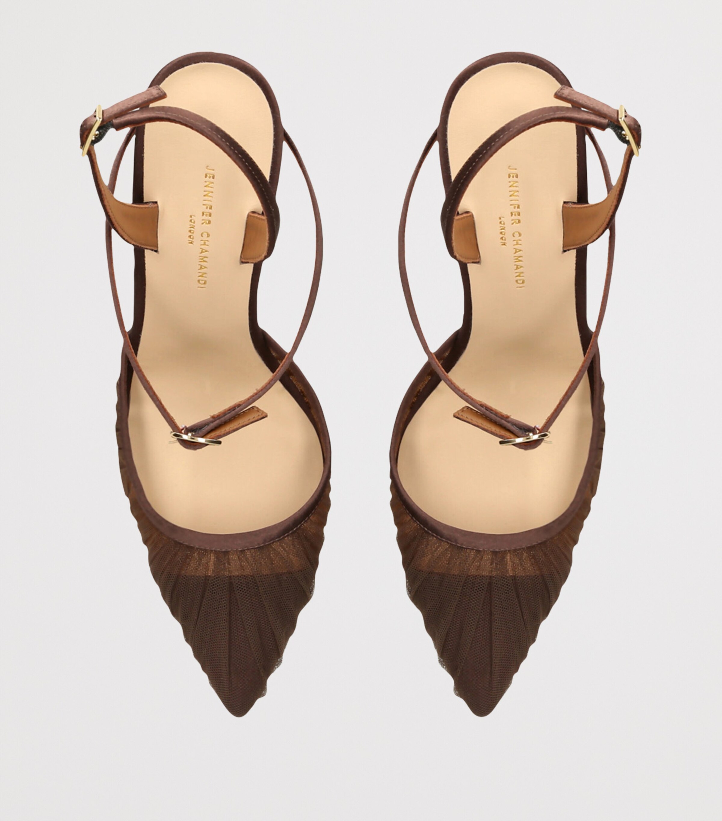 Jennifer Chamandi Brown Vittorio Slingback Pumps 85 | Harrods US