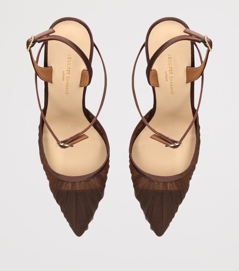 Vittorio Slingback Pumps 85 DARK BROWN Image 4