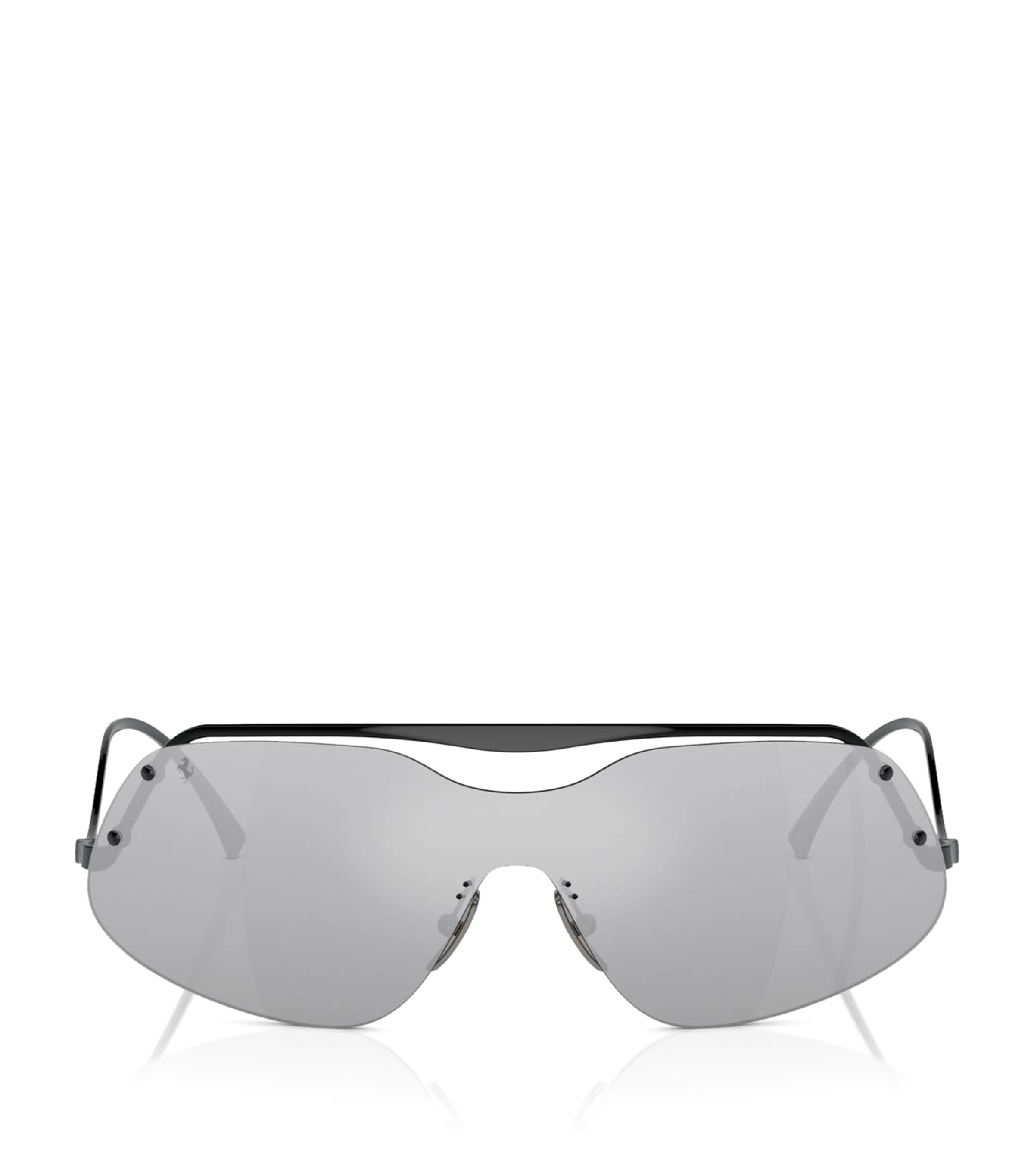 Ferrari Oversized Frame Sunglasses In Black