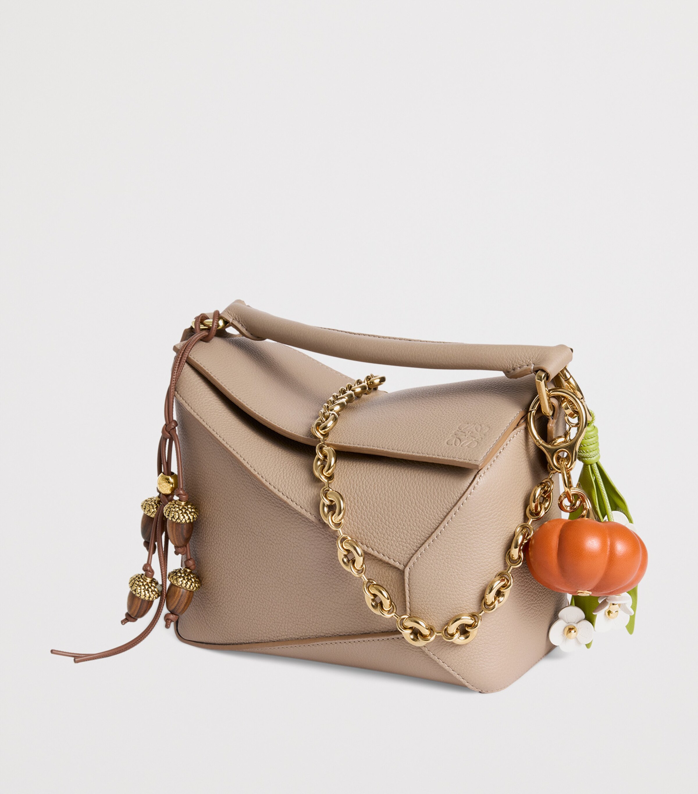 Pumpkin Bag Charm ORANGE/GOLD Image 3