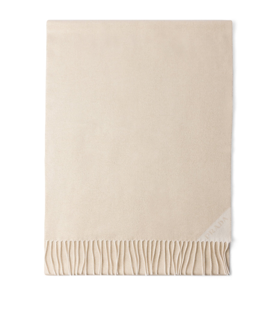 Silk-Cashmere Jacquard Scarf F0X0A Image 1