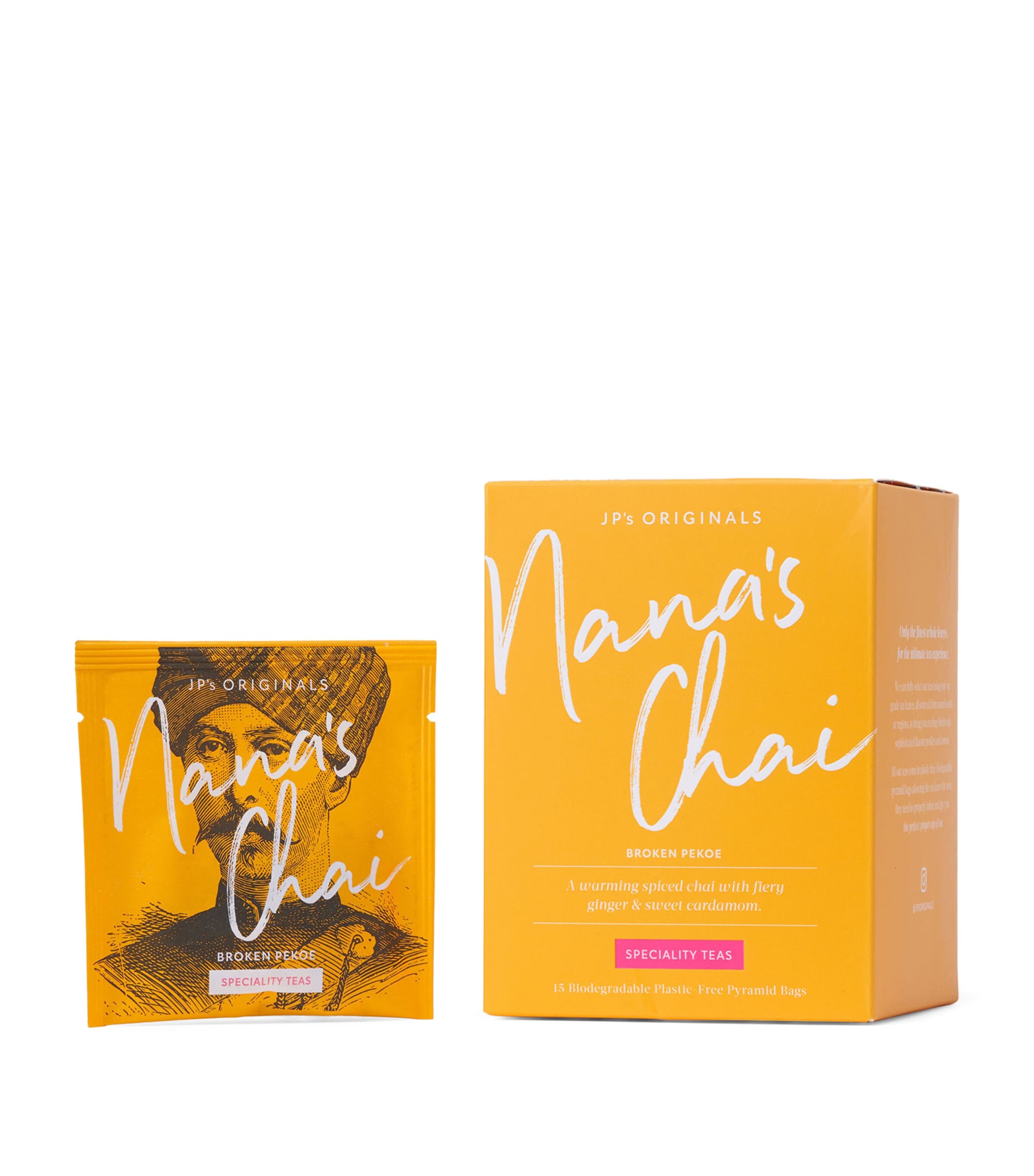 JP's Originals Nana's Chai Water-Soluble Tea Pyramids (101g) Image 1