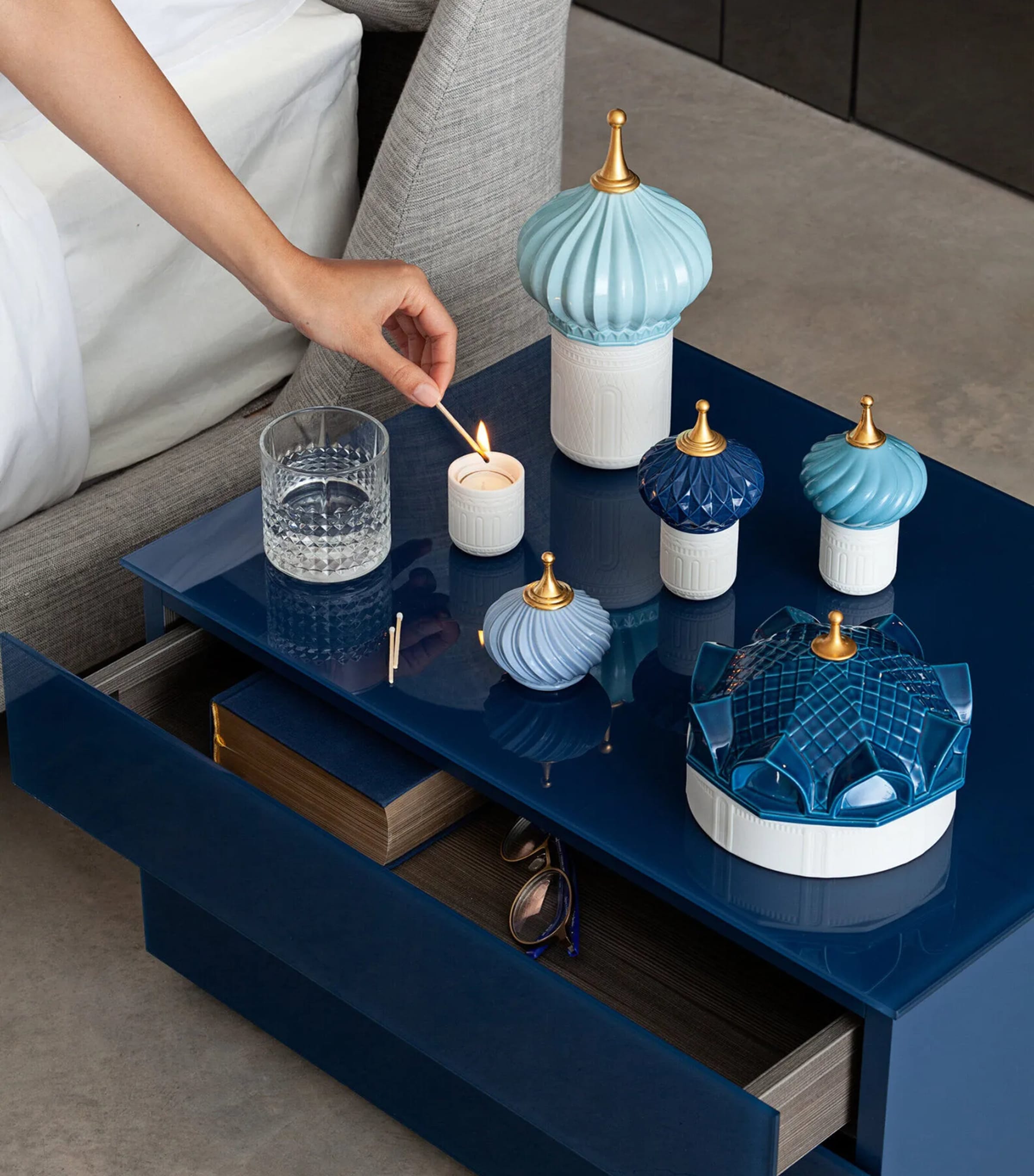 1001 Lights North Tower Candle (200g) MULTI Image 2