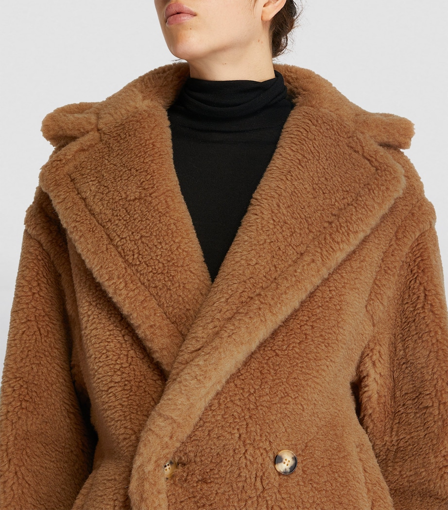 Teddy Bear Icon Coat CAMEL Image 6