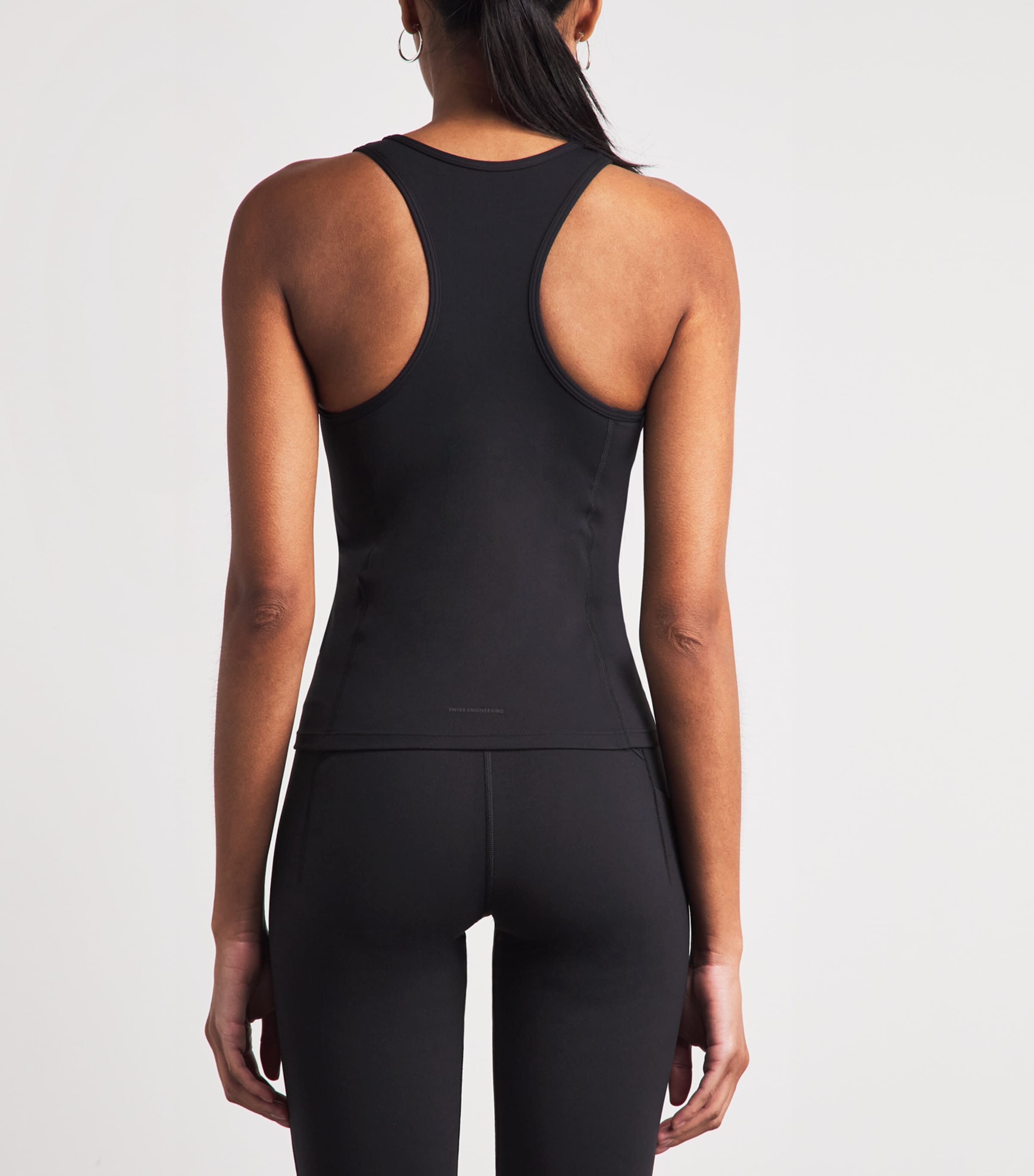 On Womens Studio Vest Top Black Image 5