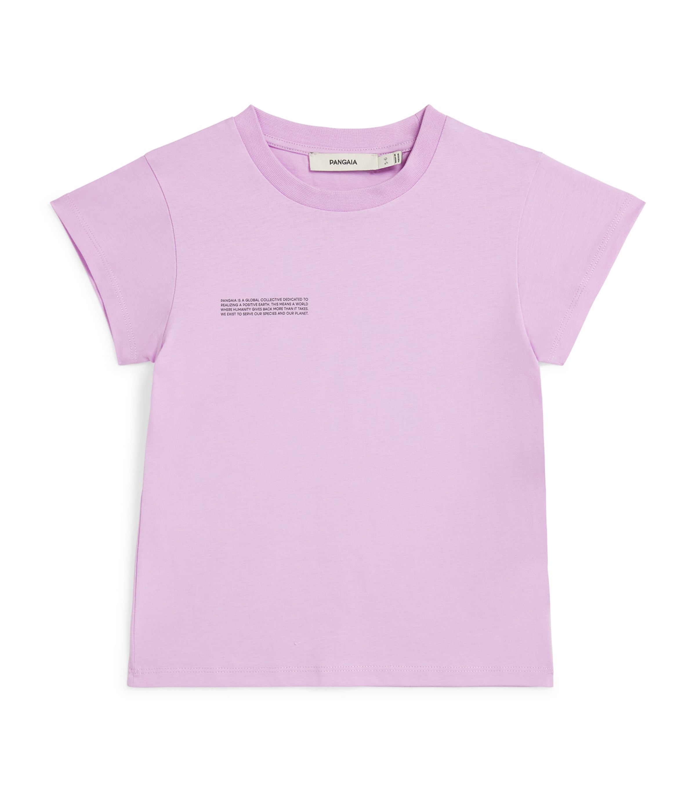 Pangaia Kids Organic Cotton T-Shirt (3-12 Years) Purple Image 1