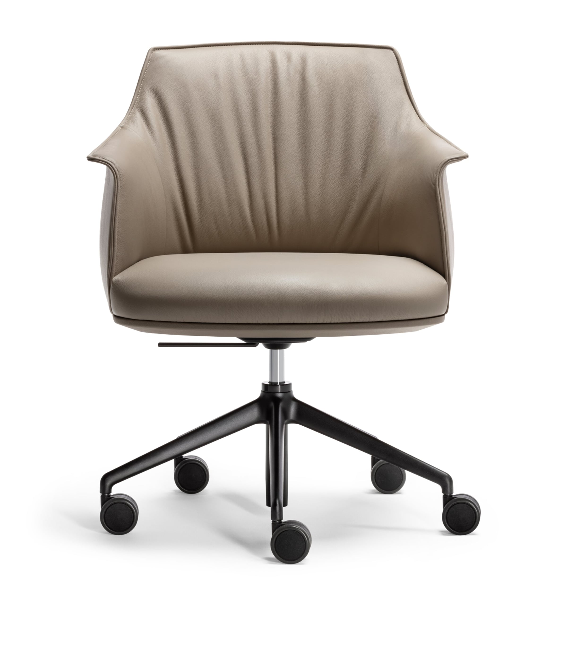 Poltrona Frau Leather Archibald Task Managerial Office Chair Pelle Sc/il Creta Image 1