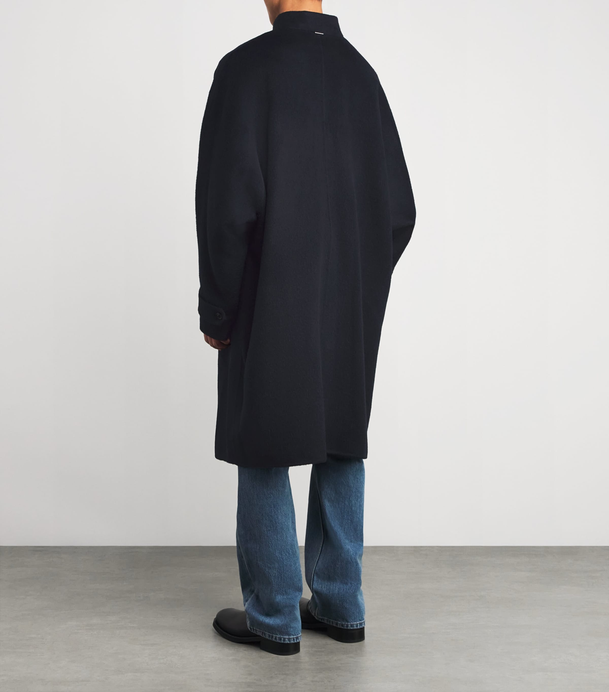 Wool-Alpaca Overcoat DARK NAVY DN Image 4