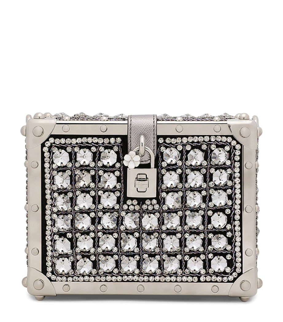 Crystal-Embellished Shoulder Bag 8D822-CRYSTAL/NERO Image 1