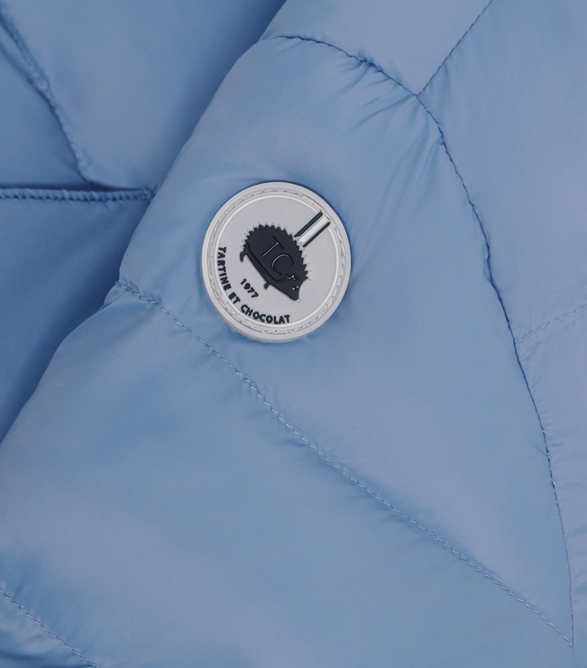 Hooded Snowsuit (3-24 Months) 49BLEU GRIS Image 3