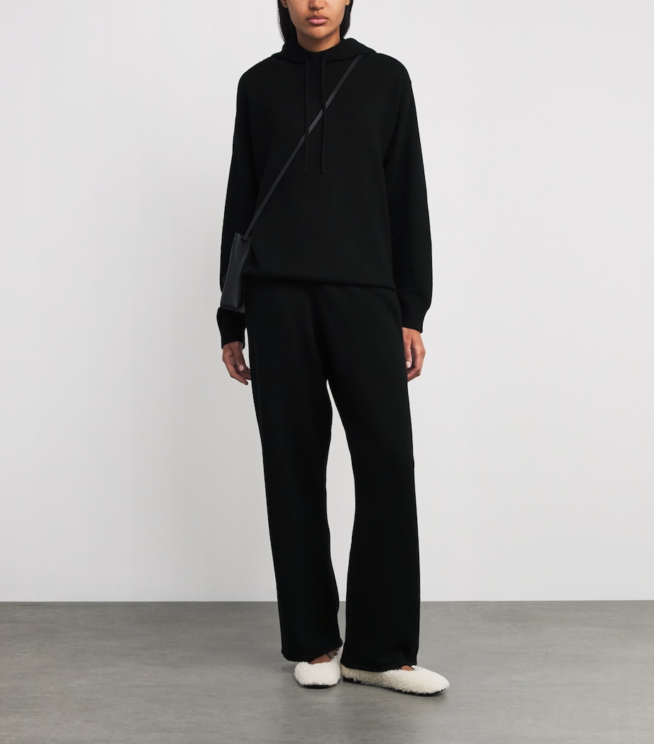 Cashmere Hoodie BLACK Image 2