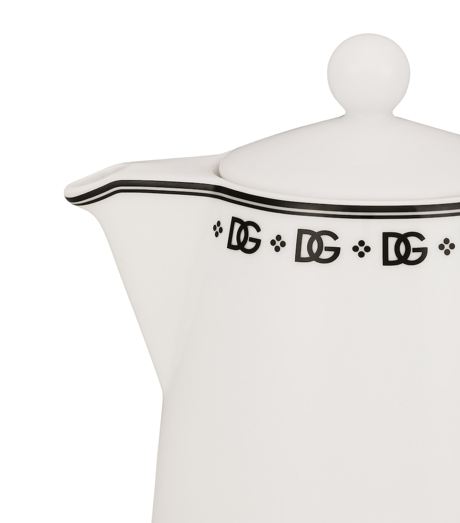 Porcelain DG Logo Teapot U0082-DG LOGO BORDO Image 2