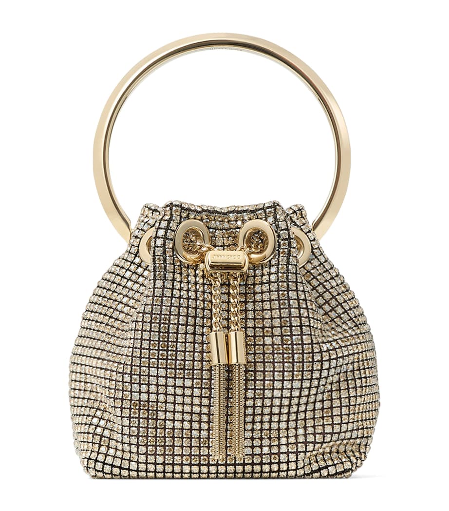 Micro Embellished Bon Bon Top-Handle Bag CHAMPAGNE/LIGHT GOLD Image 1