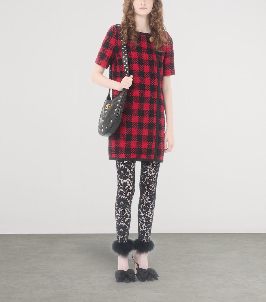 Tweed Check Mini Dress 9QK Image 5