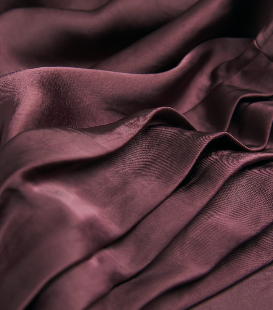 Asymmetric Maxi Skirt 946 MULBERRY Image 5