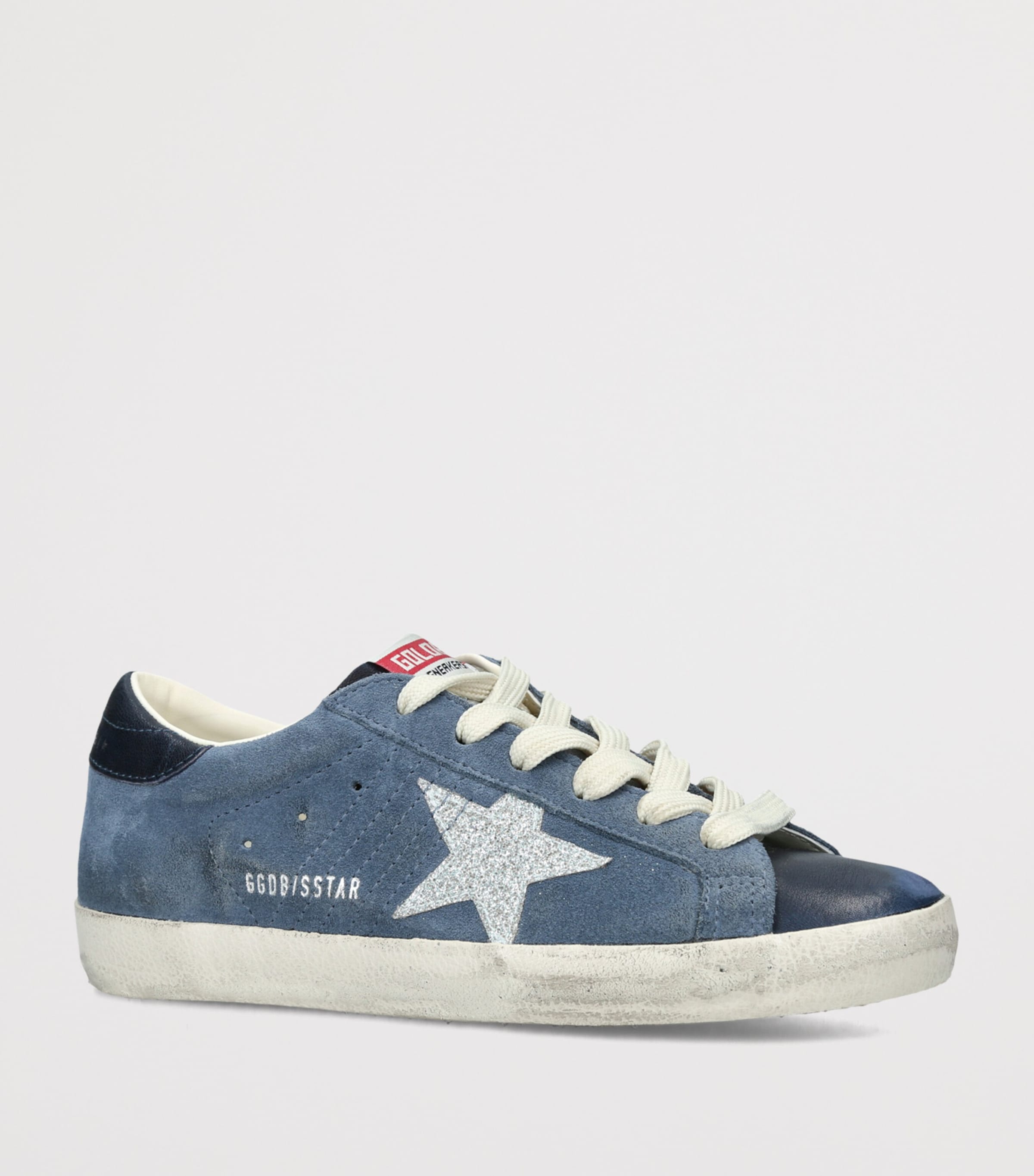 Golden Goose Suede Super Star Sneakers Denim Image 3