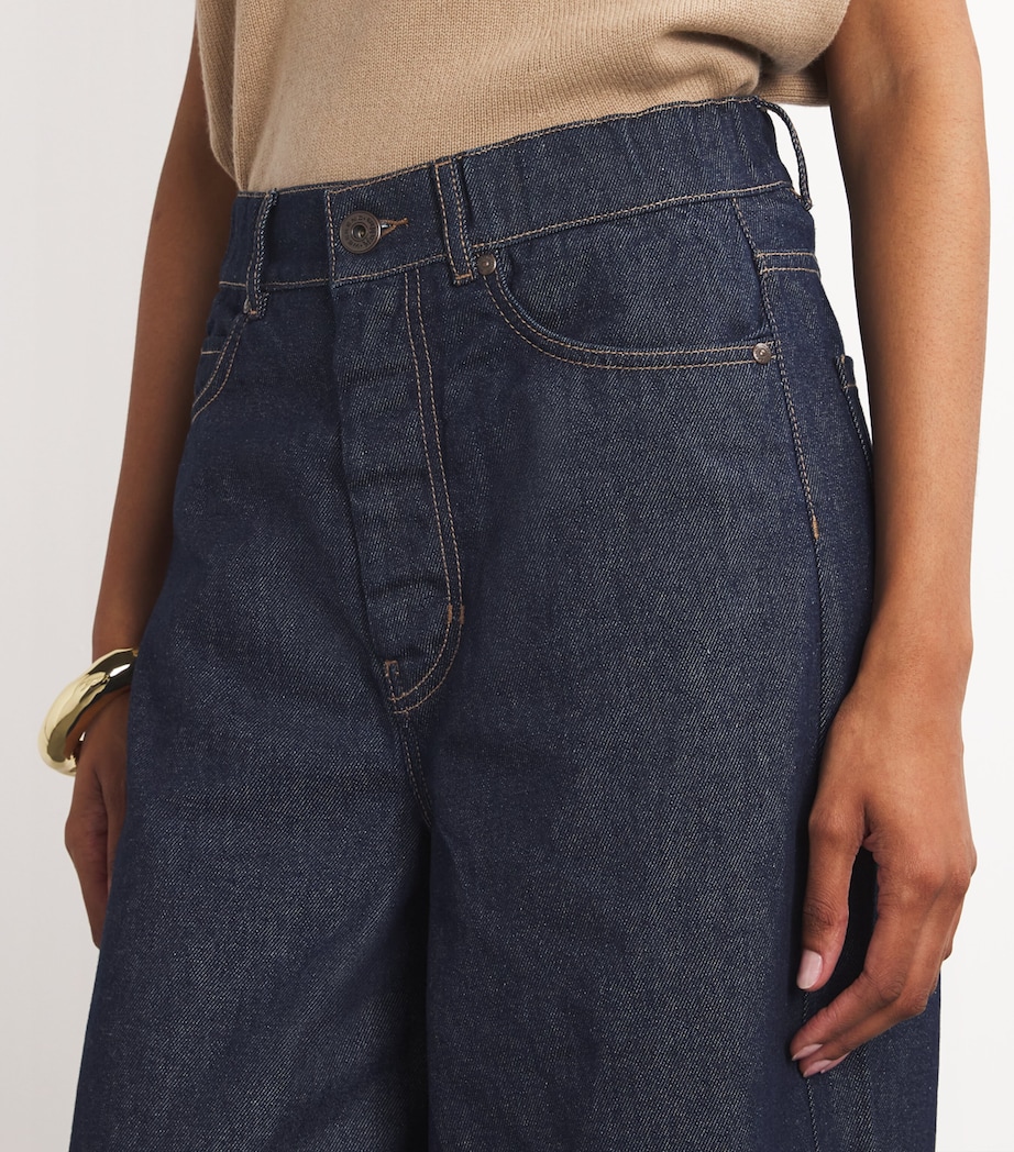 Wide-Leg Jeans NAVY Image 6