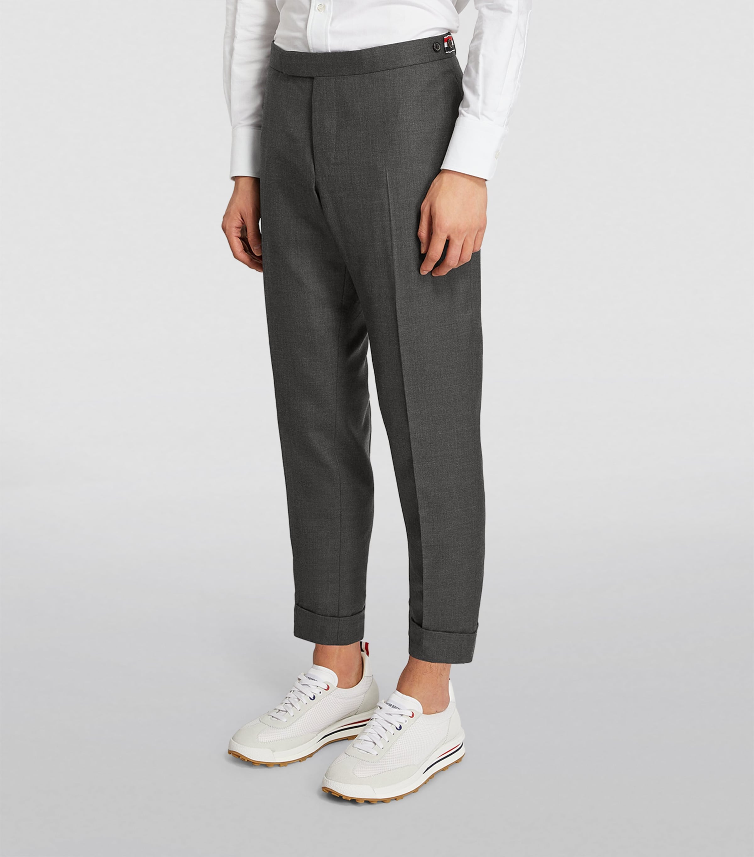 【送料&関税込】Thom Browne Wool Tailored Trousers Thom Browne Wool Tailored Trousers | Harrods US