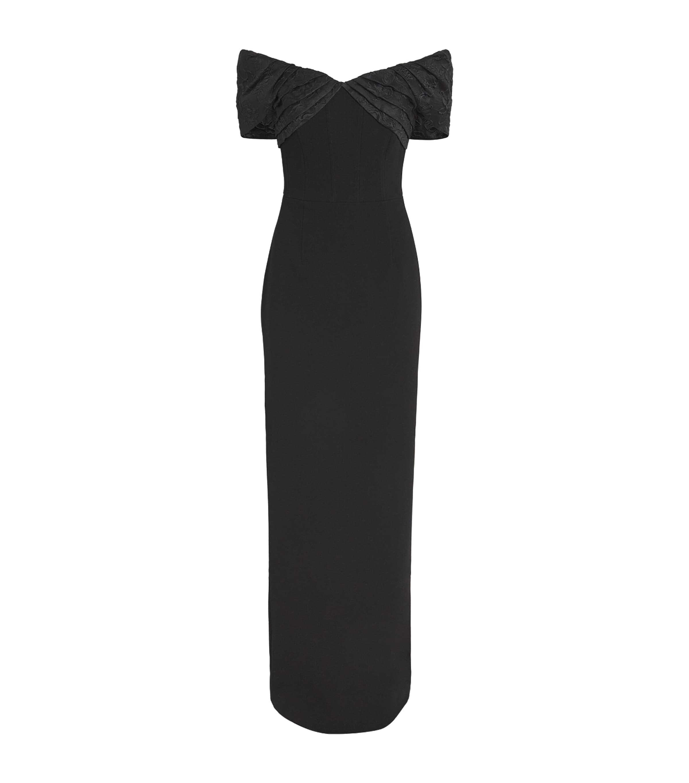 Rebecca Vallance Athena Off-The-Shoulder Gown | Harrods UK