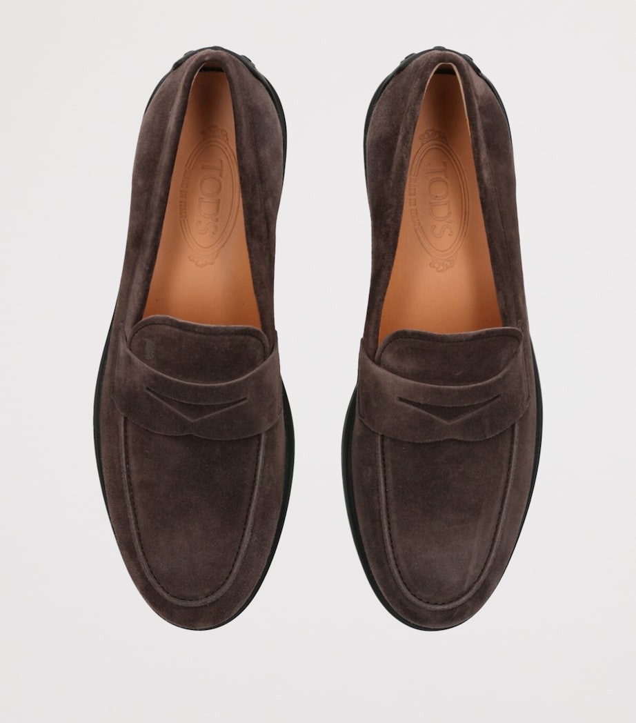 Suede Gomma Loafers DARK BROWN Image 4