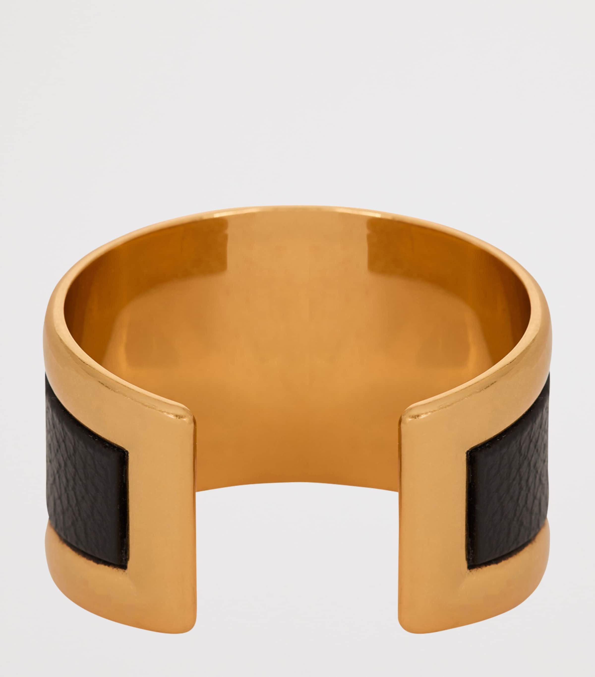 Balmain Gold-Tone Anthem Cuff Oro/noir Image 3