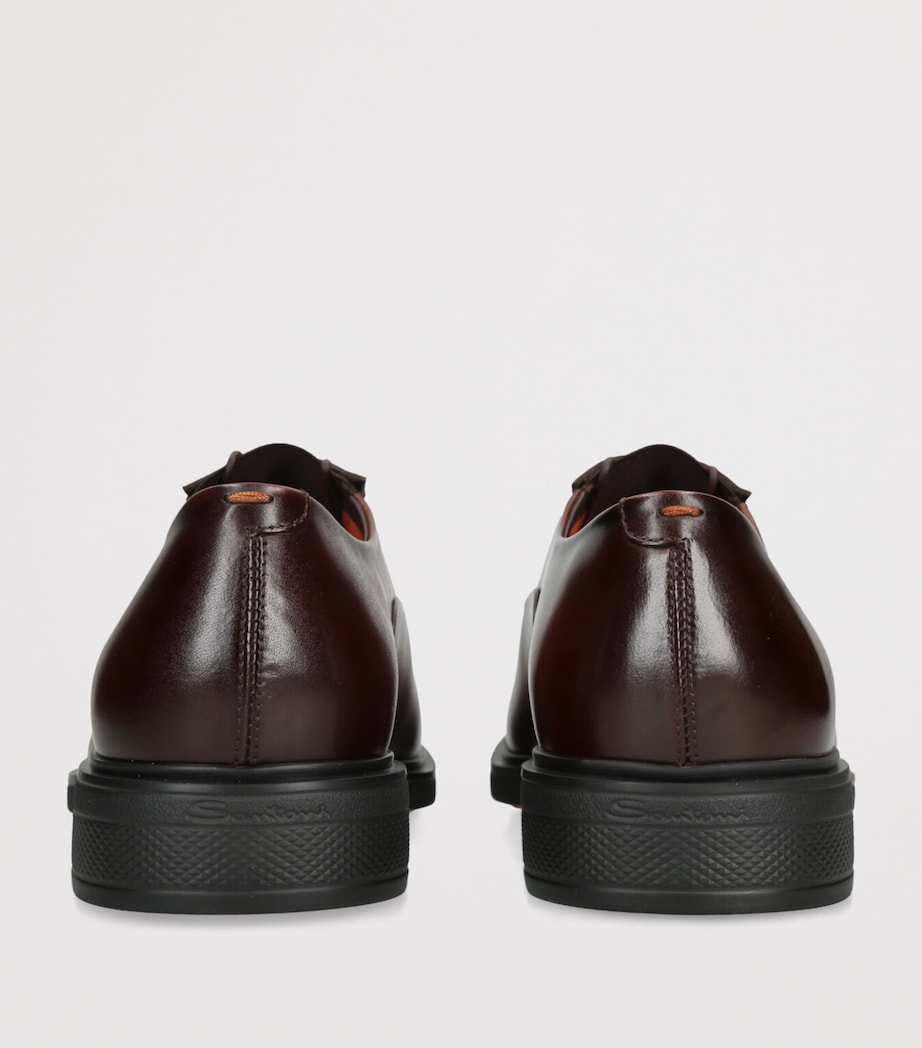 Leather Easy Oxford Shoes BROWN Image 2