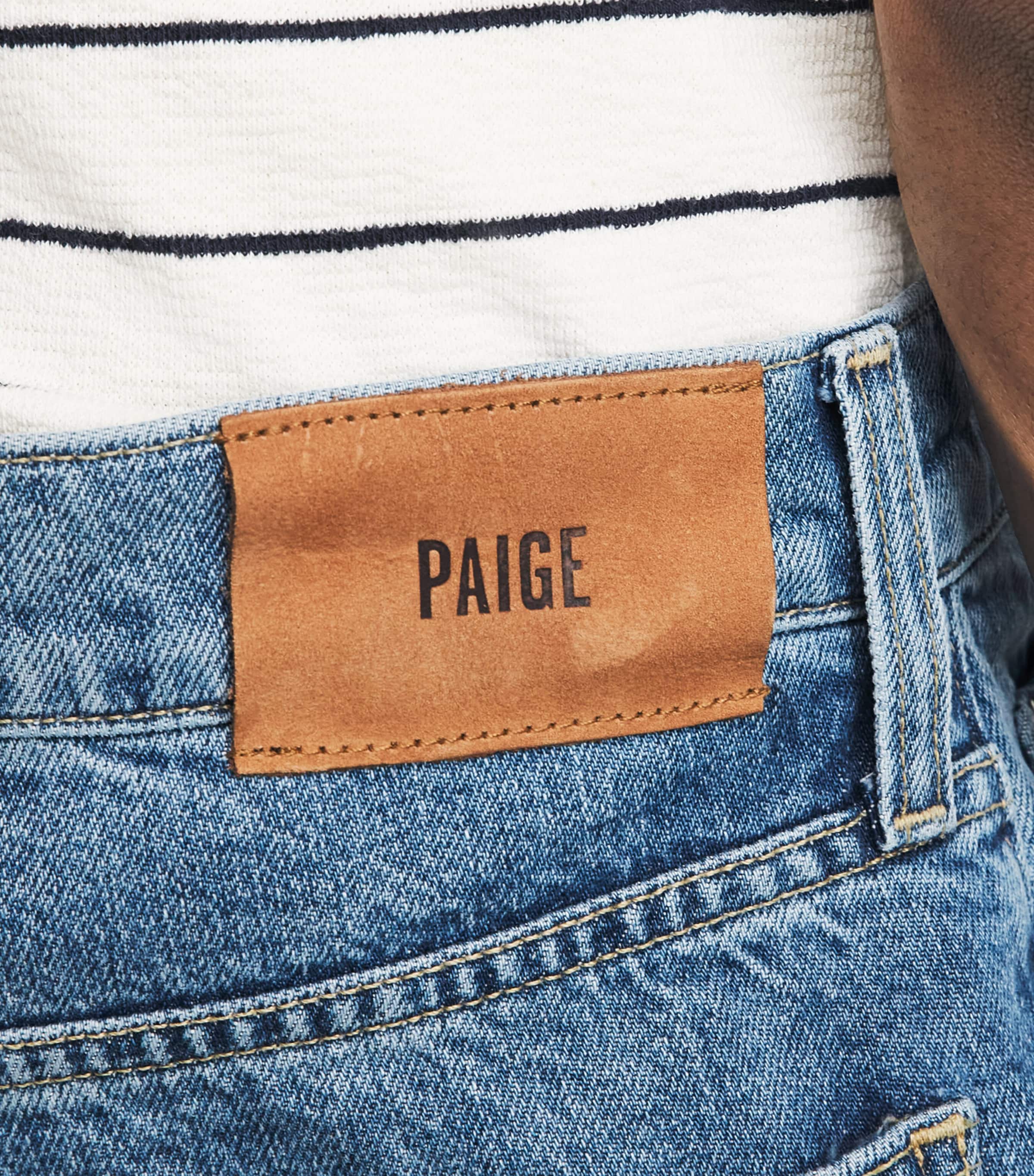 PAIGE Mens Doheny Relaxed Straight Jeans Willard Image 3
