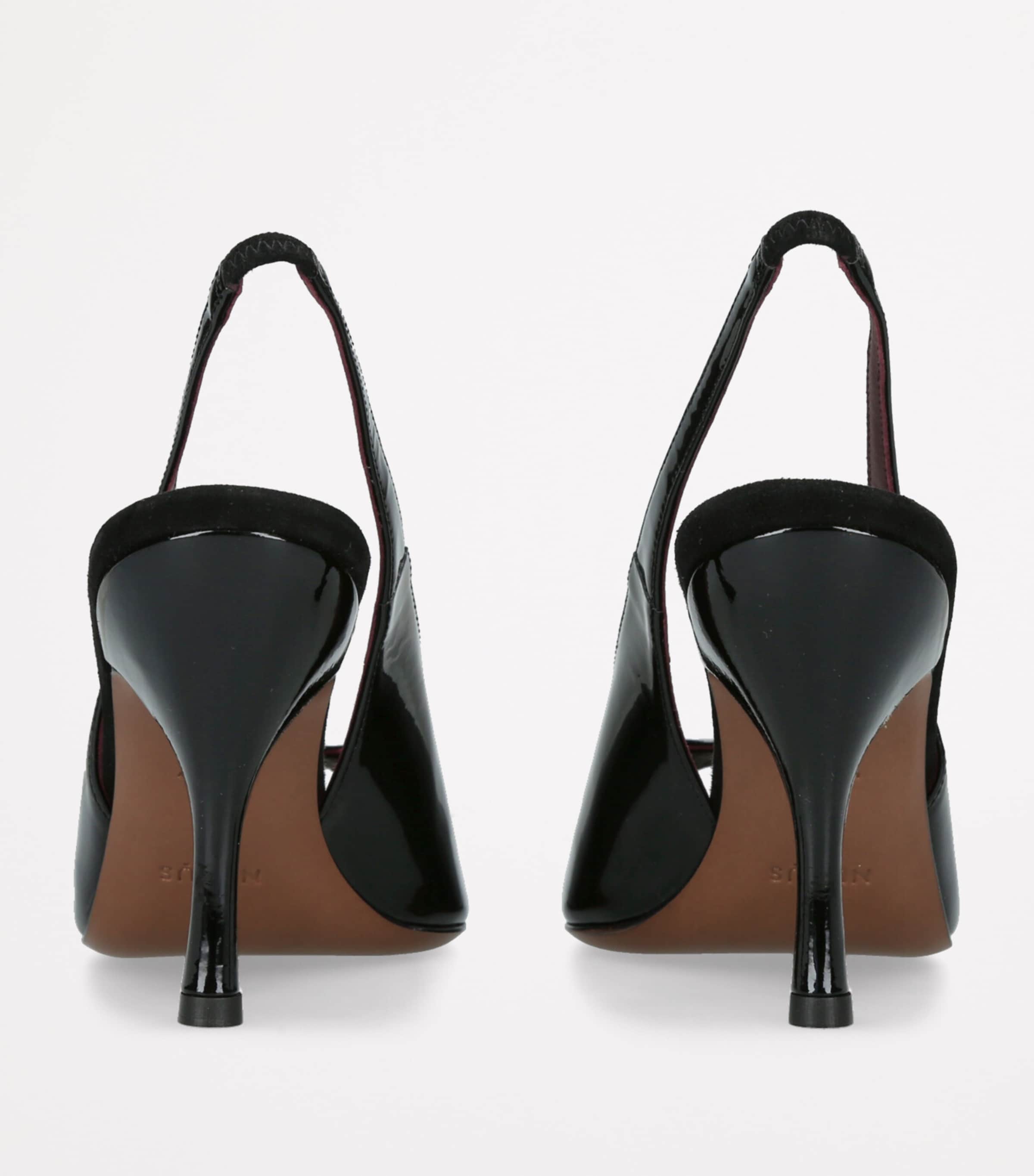 NEOUS Hamal Slingback Heels 85 Black Image 2