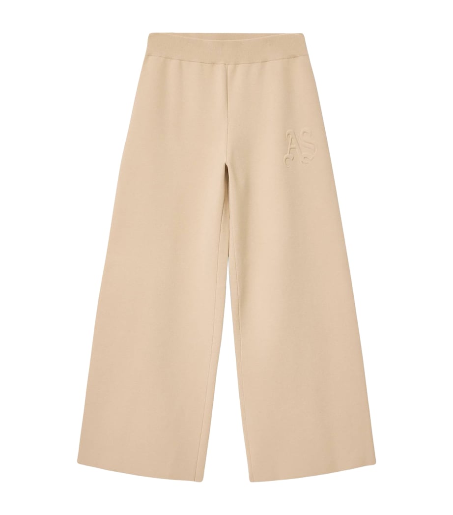 AllSaints Womens Sonny Straight Sweatpants Pebble White Image 1