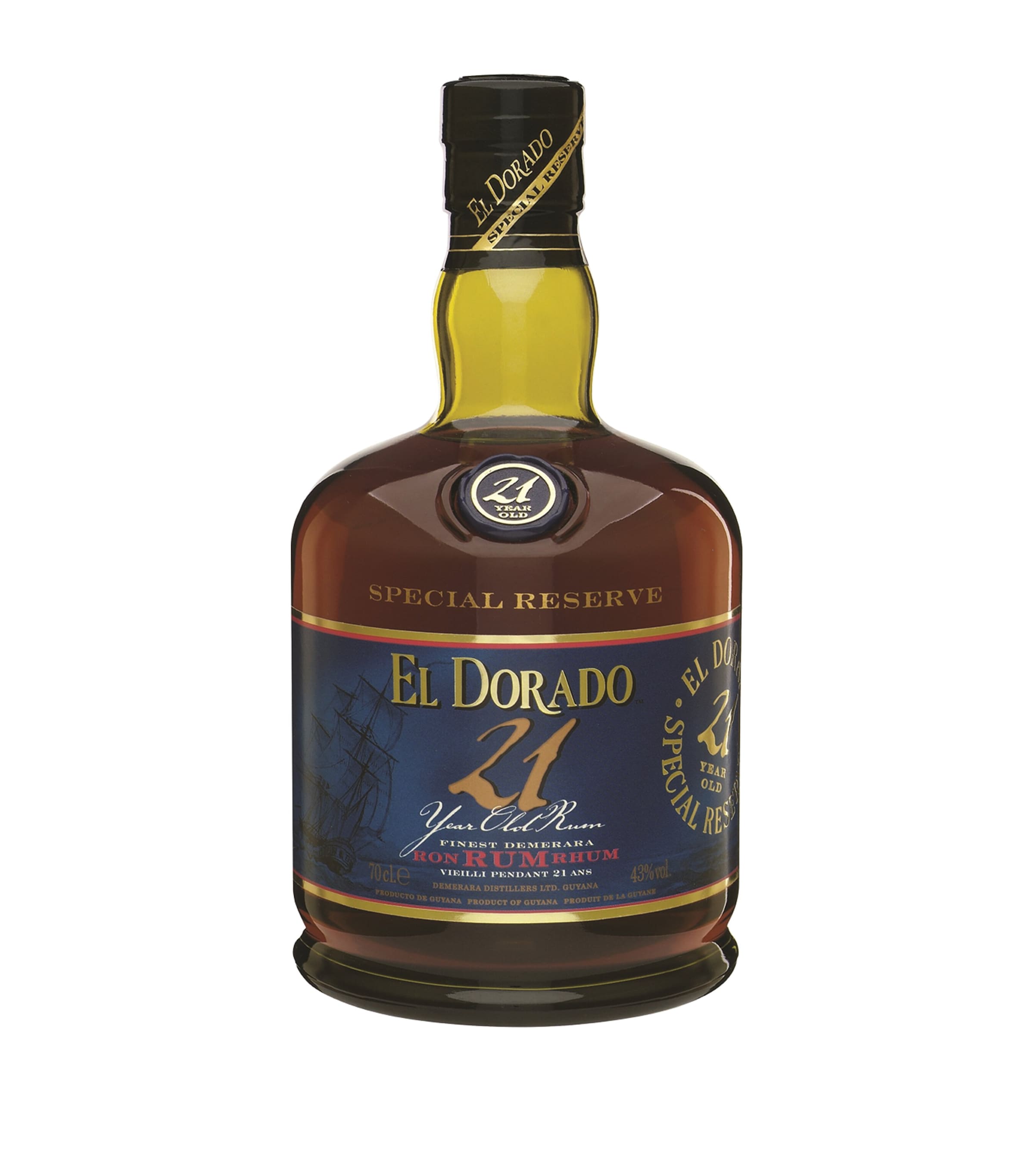 El Dorado Rum 21-Year-Old Rum (70cl) | Wine & Spirits | Spirits | Rum