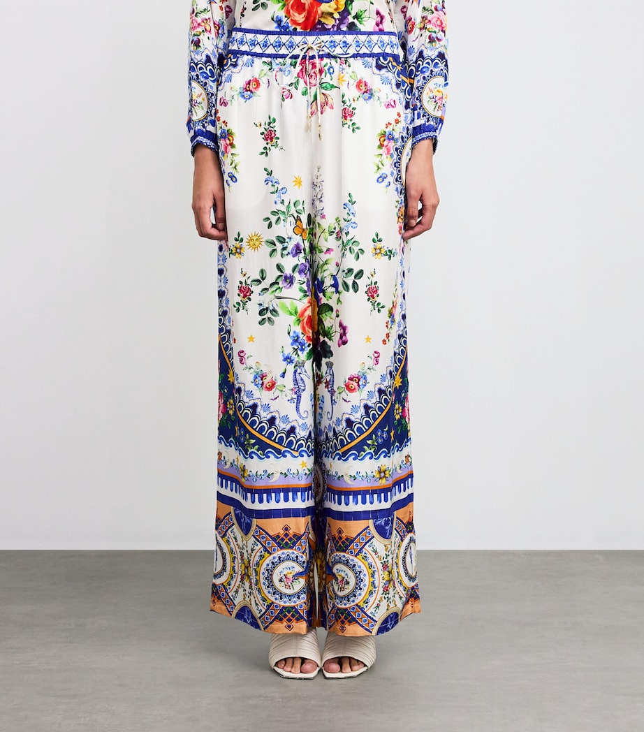Silk Tiles Darls Wide-Leg Trousers TILEDARL Image 3