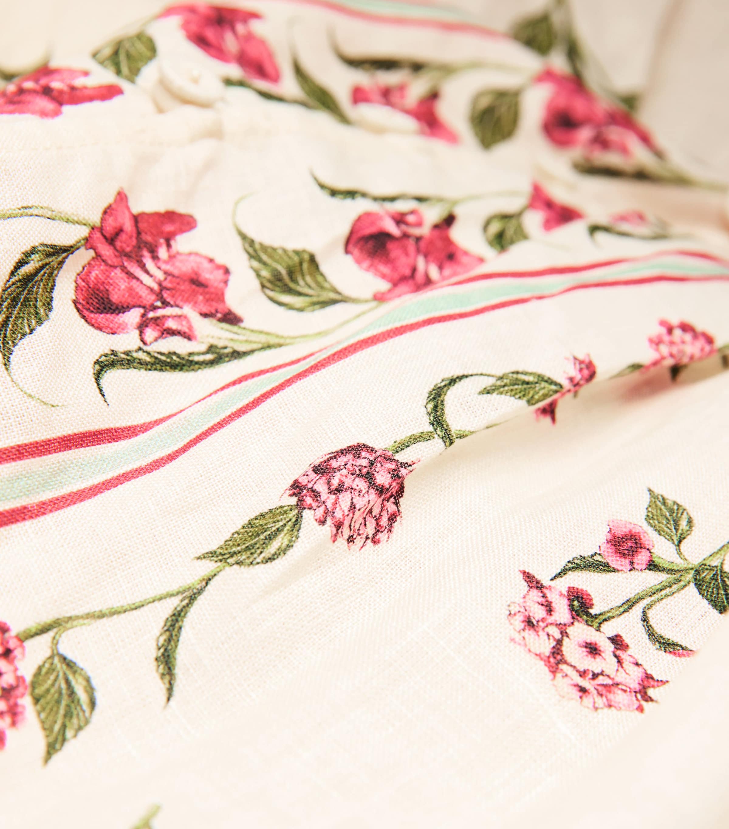 Linen Floral Maxi Kaftan MULTICOLOR Image 5