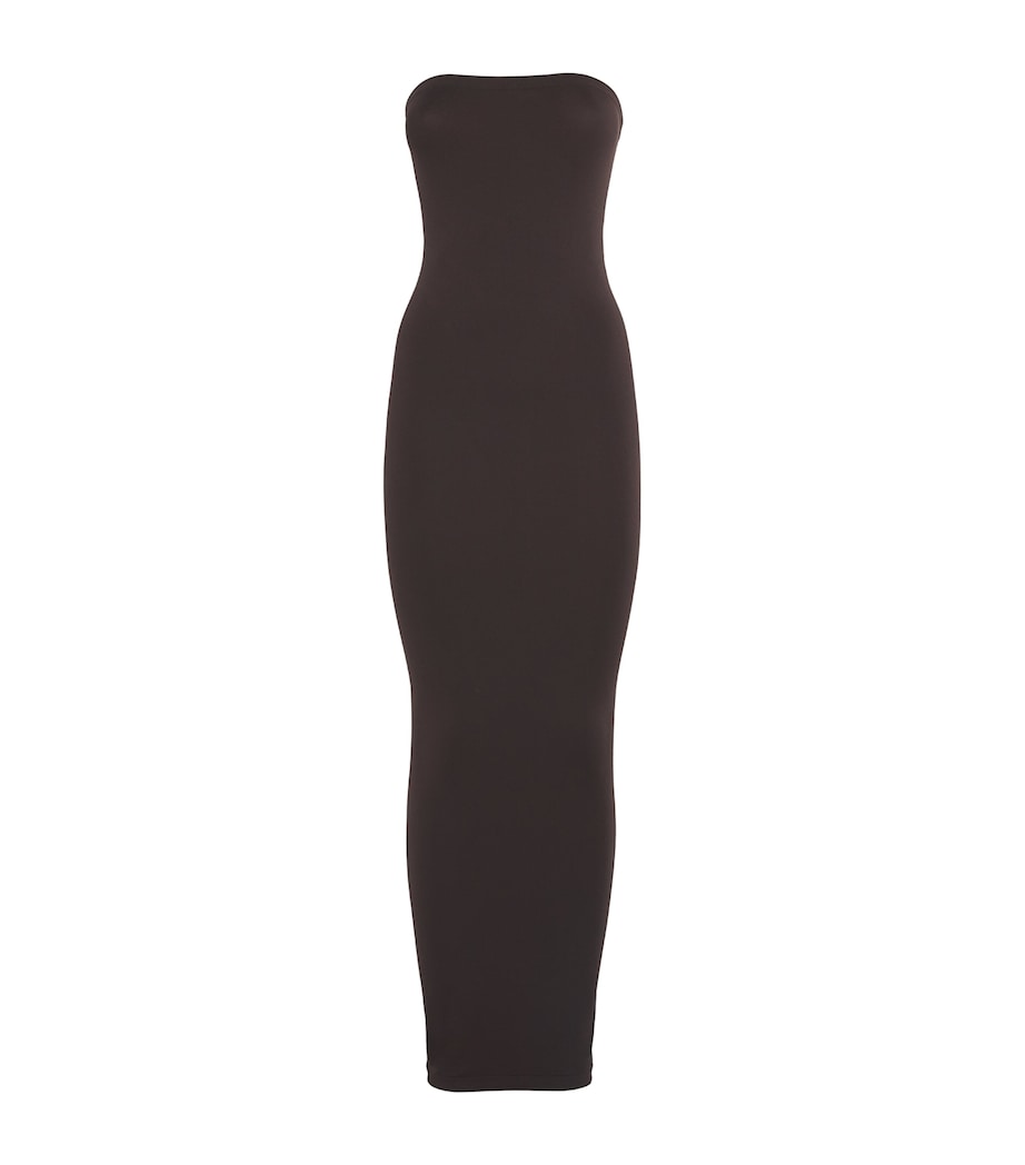 Strapless Fatal Midi Dress 4870 DARK WOOD Image 1