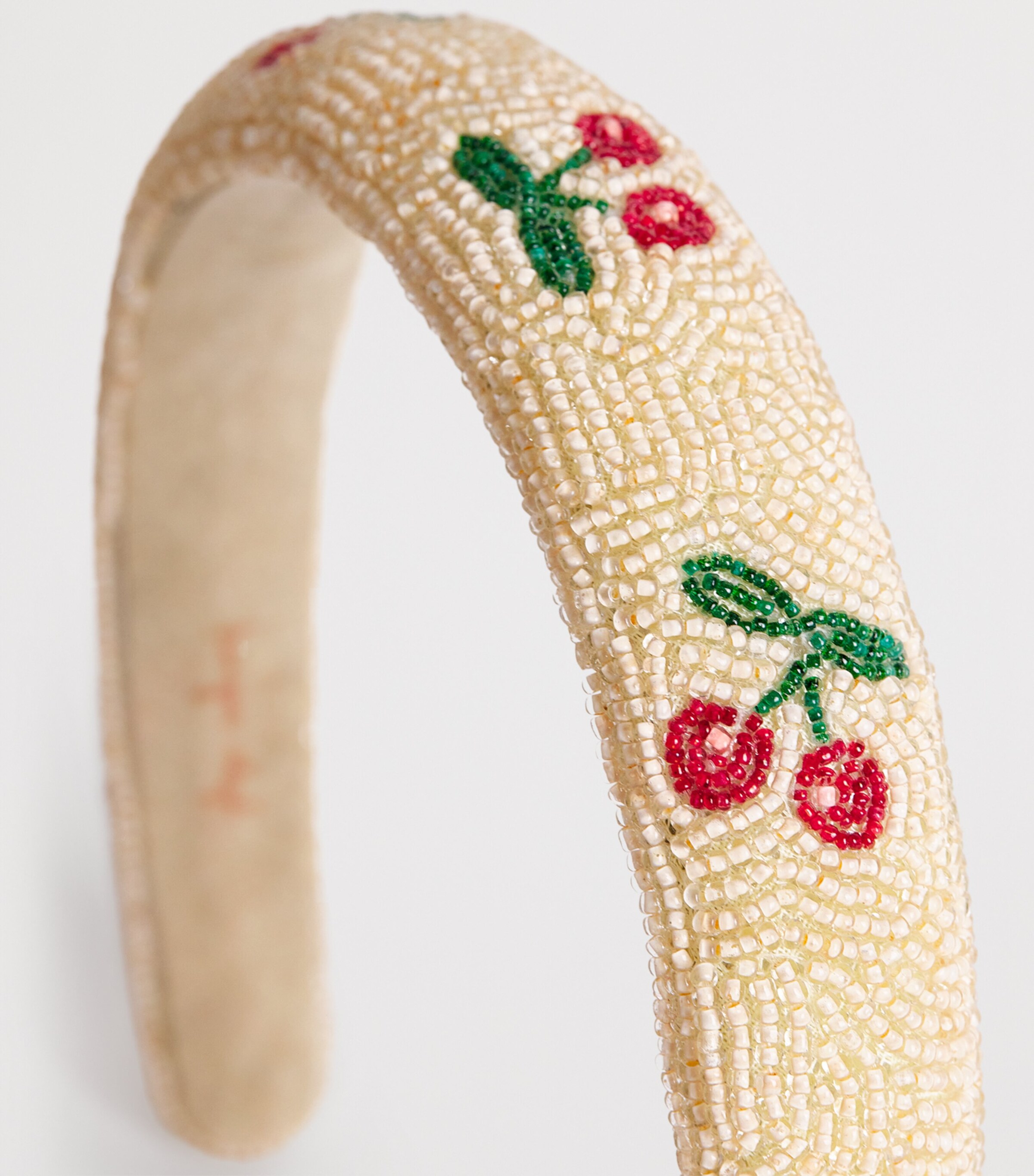 Beaded Cherry Headband P00005 CHERRY Image 3