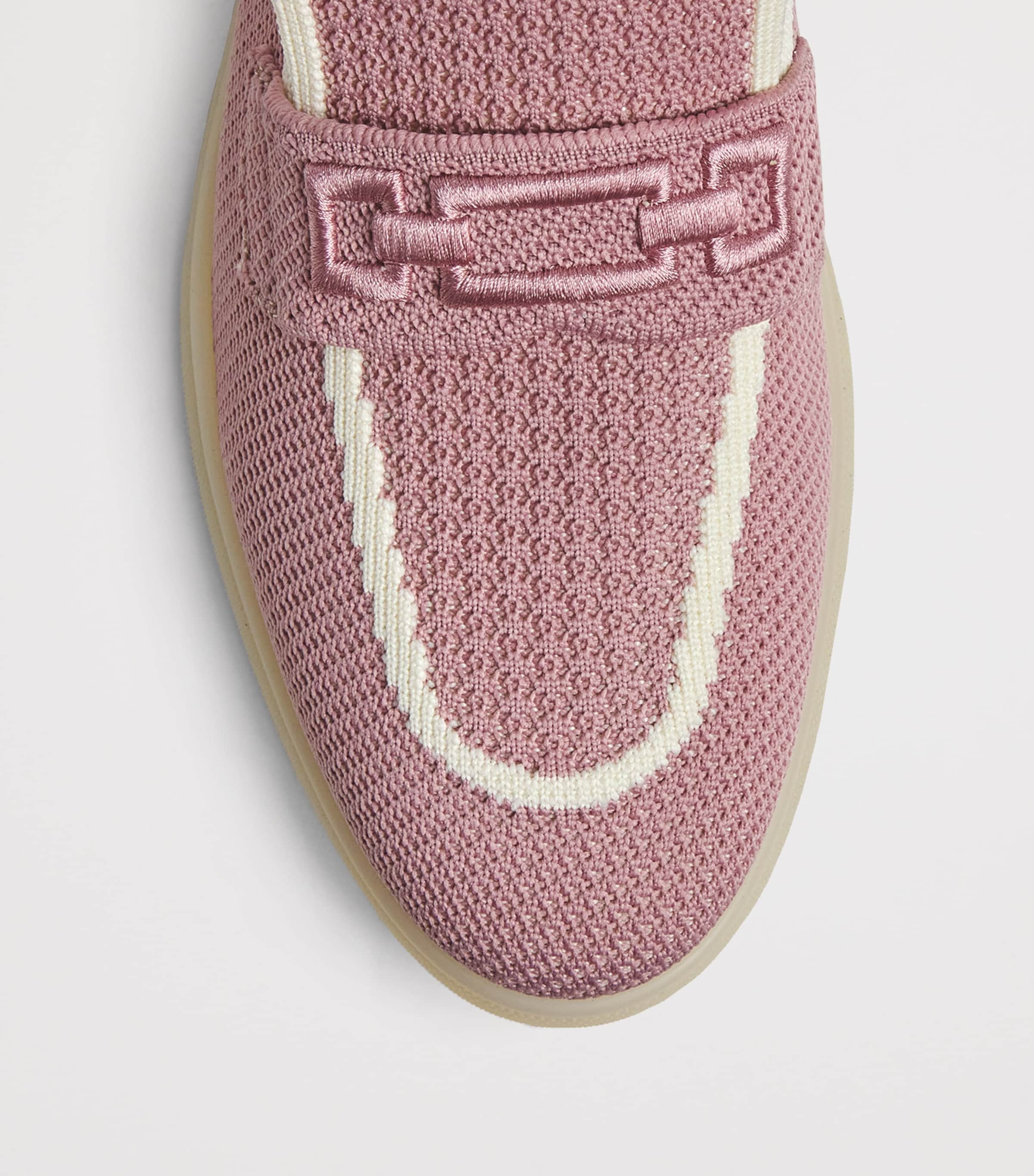 Eleventy Knit Moccasins Antico, Panna Image 5