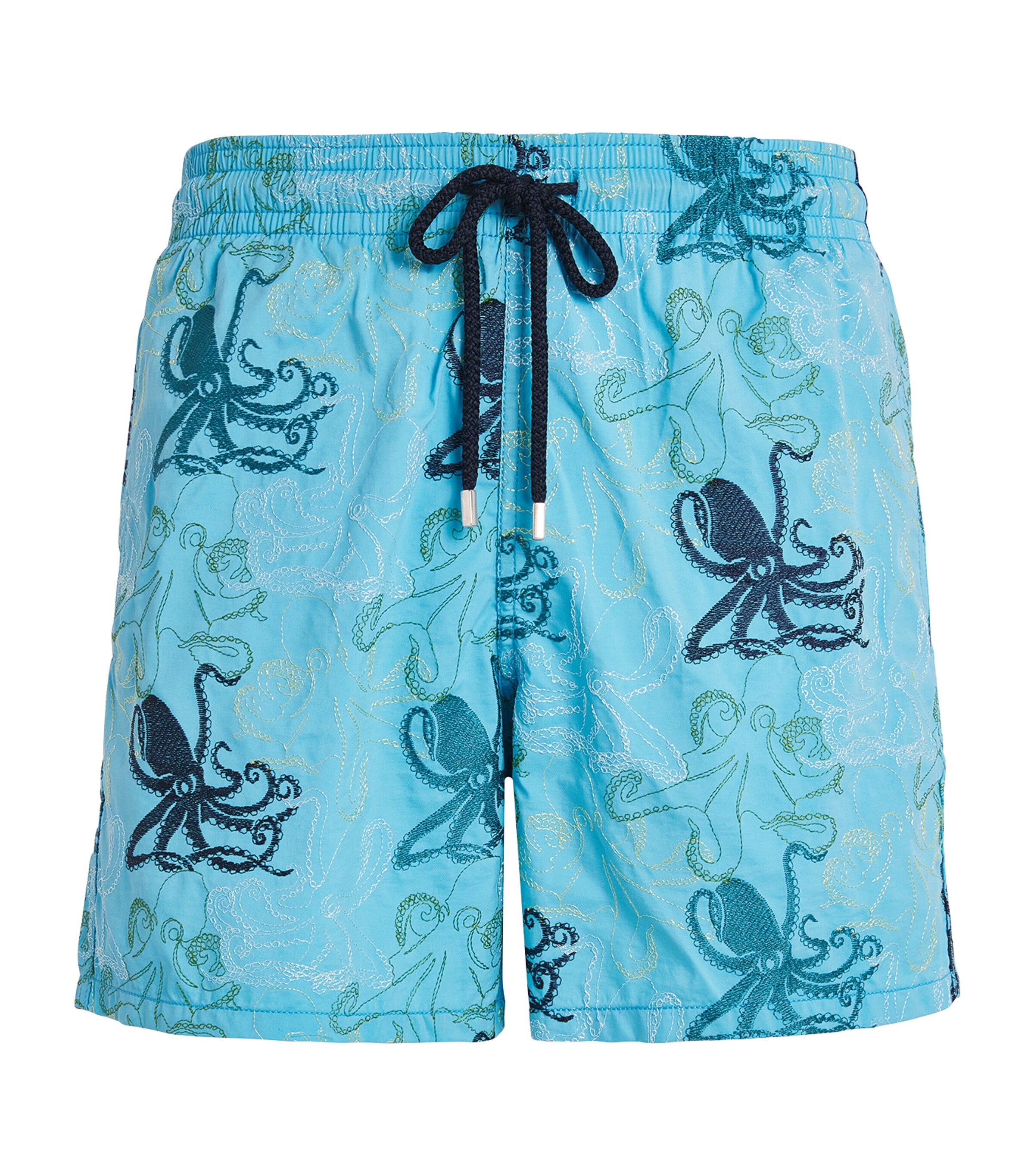 Vilebrequin Blue Octopussy Embroidered Mistral Swim Shorts