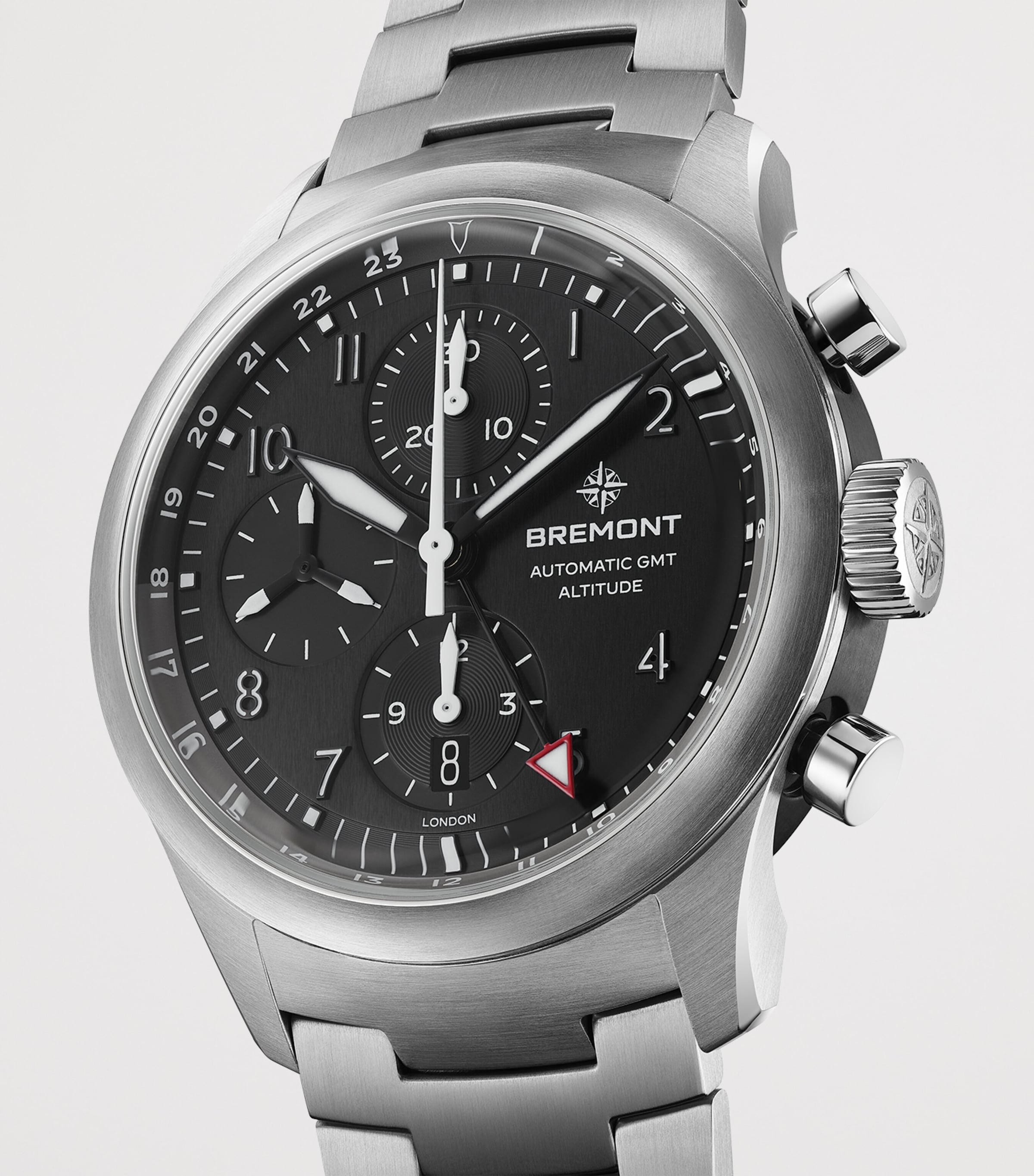 Titanium Altitude Chronoraph GMT Watch 42mm BLACK Image 3